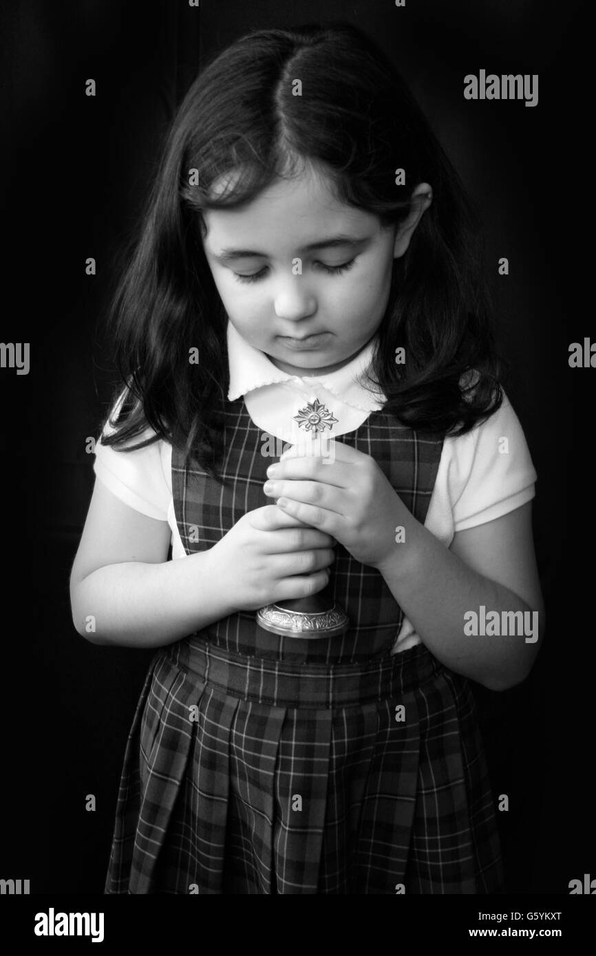 School uniform black and white hi-res stock photography and images - Alamy