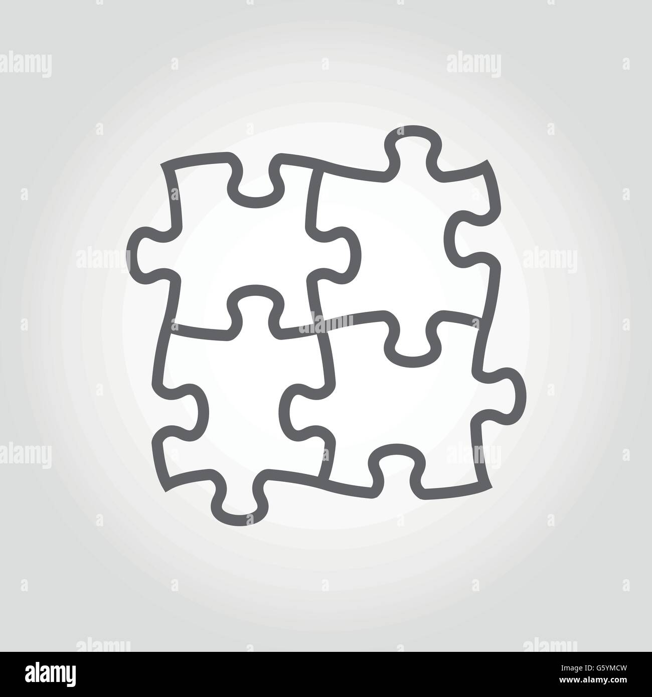 Vector black puzzles icon Stock Vector Image & Art - Alamy