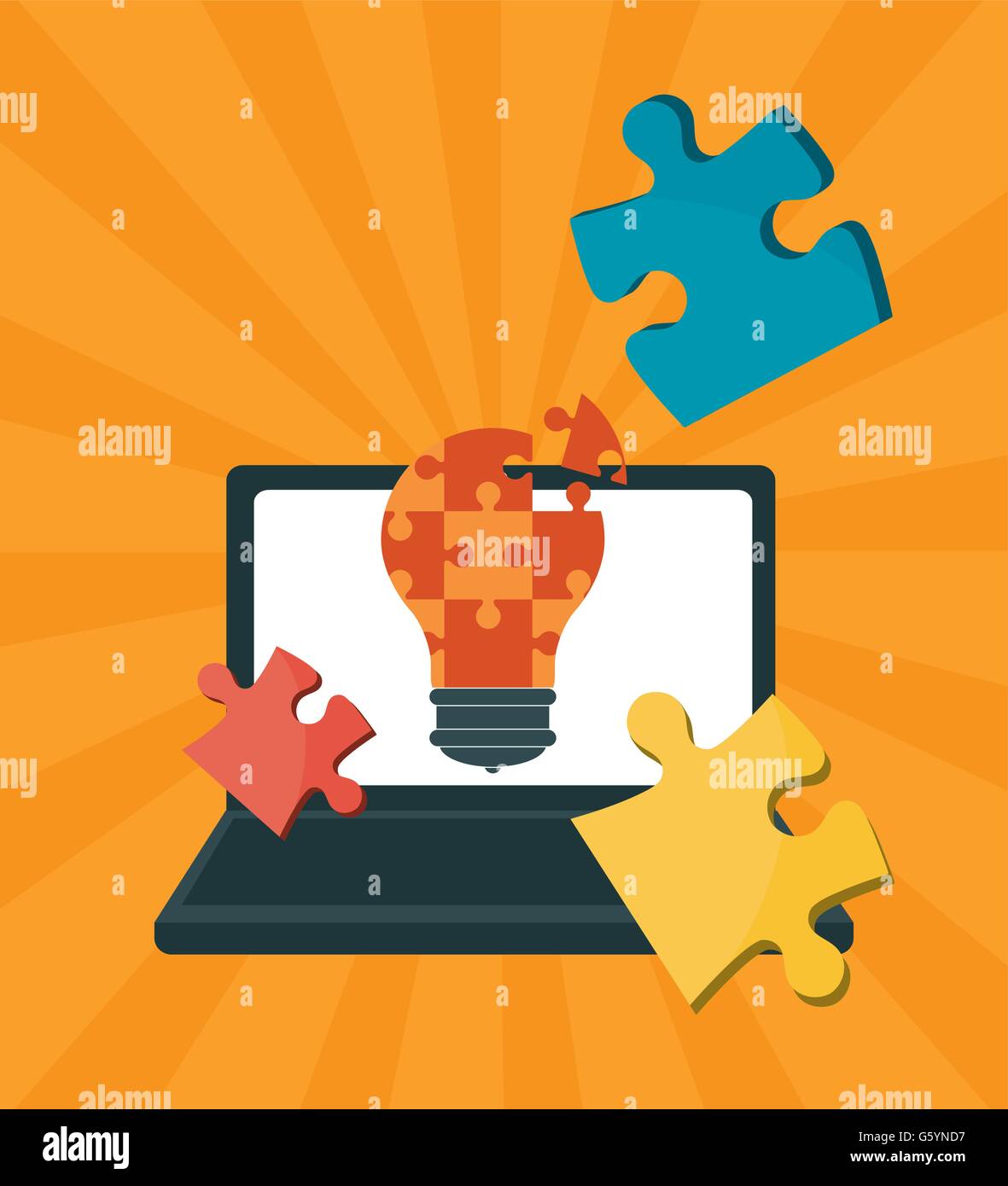 Puzzle icons design Stock Vector Image & Art - Alamy