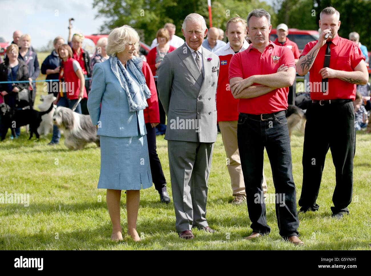 The Prince of Wales and the Duchess of Cornwall, known as the Duke and