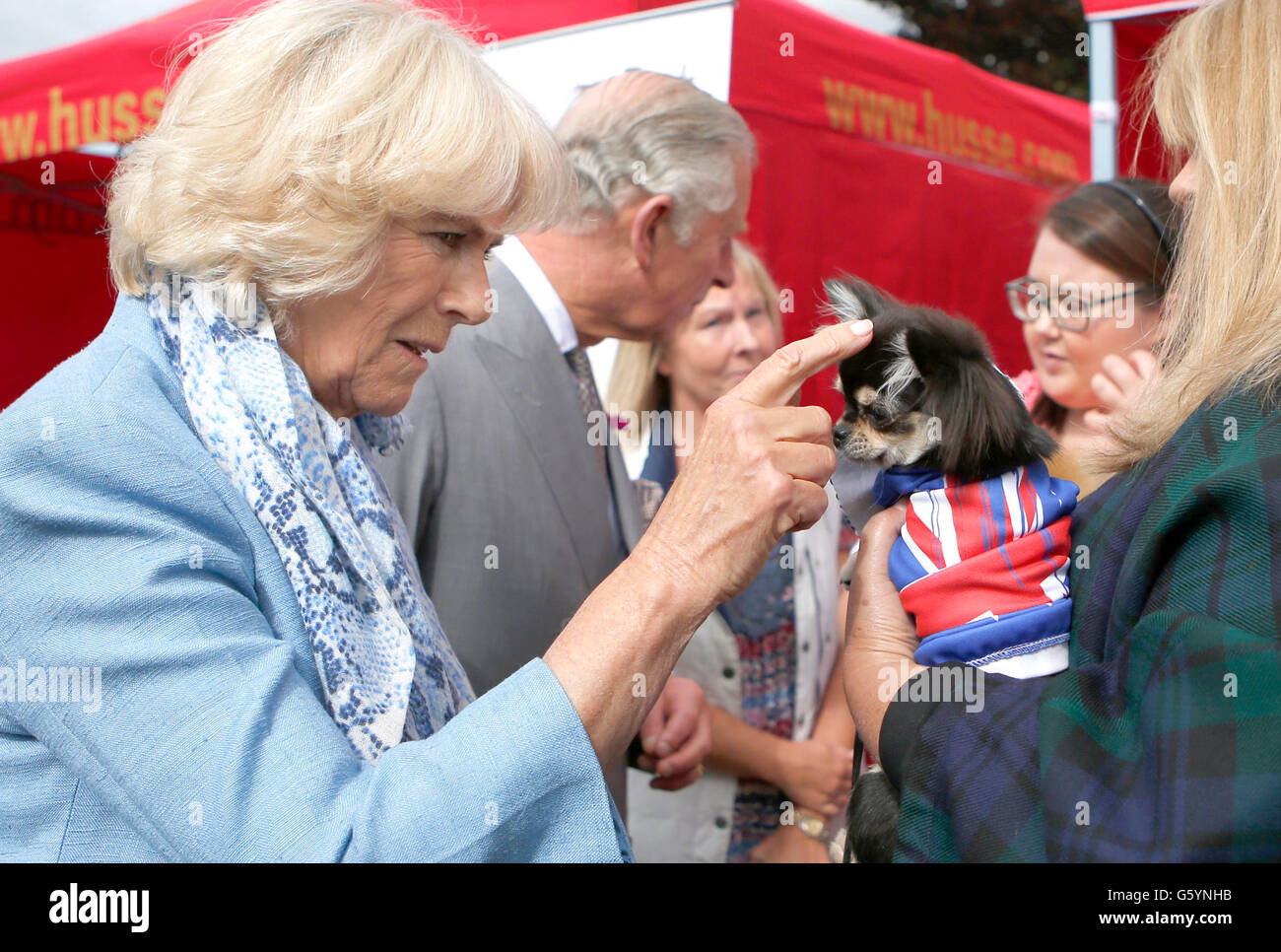 The Prince of Wales and the Duchess of Cornwall, known as the Duke and