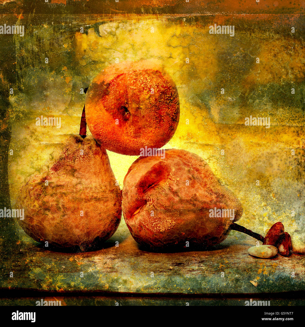 Still life with peaches pears hires stock photography and images Alamy