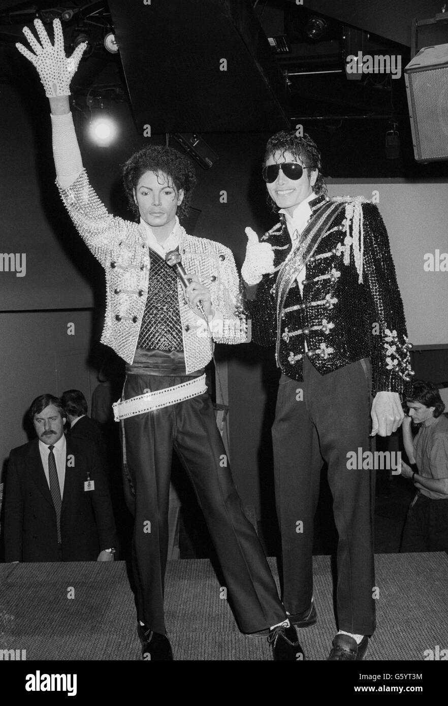Entertainment - Michael Jackson - Madame Tussaud's Waxworks - London Stock Photo