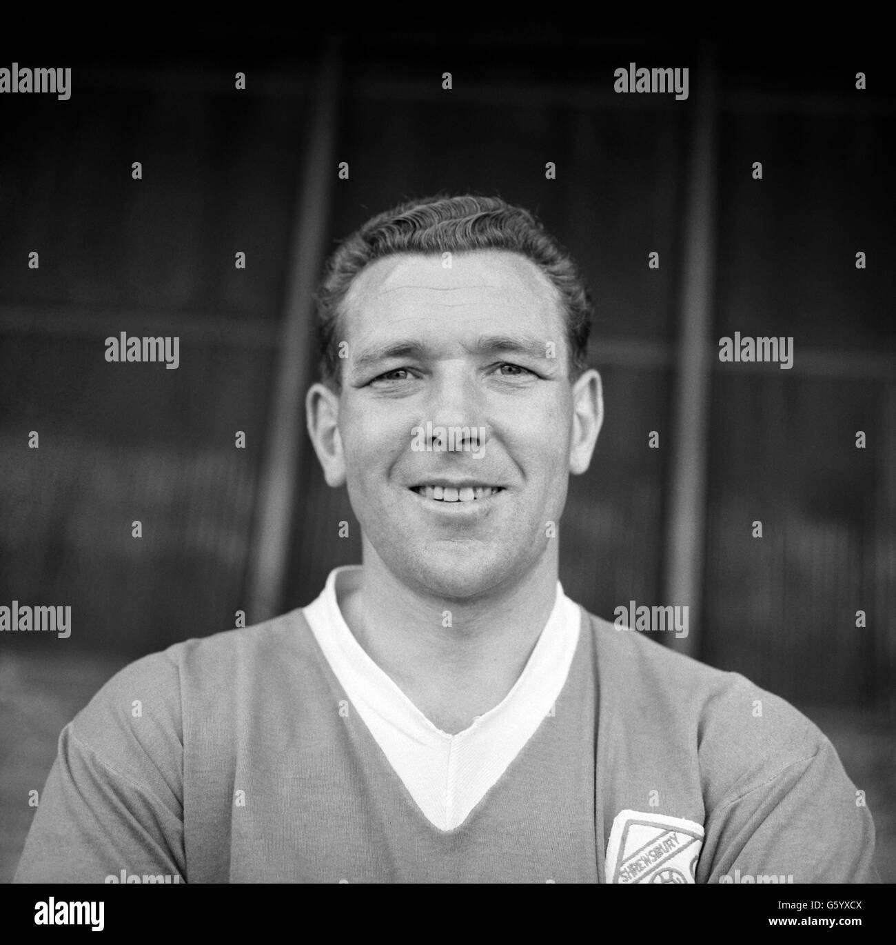 Soccer - Shrewsbury Town Photocall - Gay Meadow Stock Photo