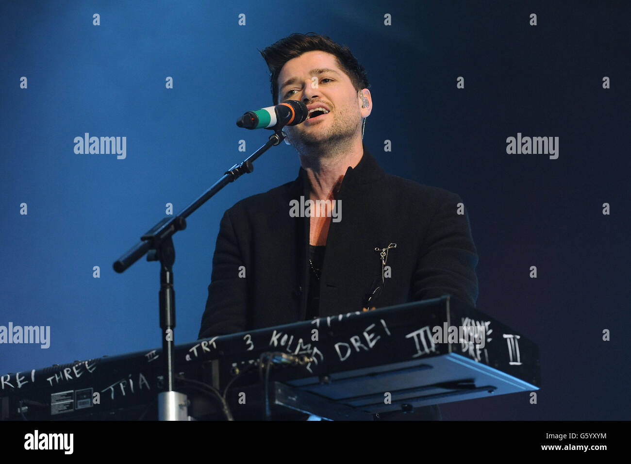 The Script in concert - Nottingham Stock Photo - Alamy