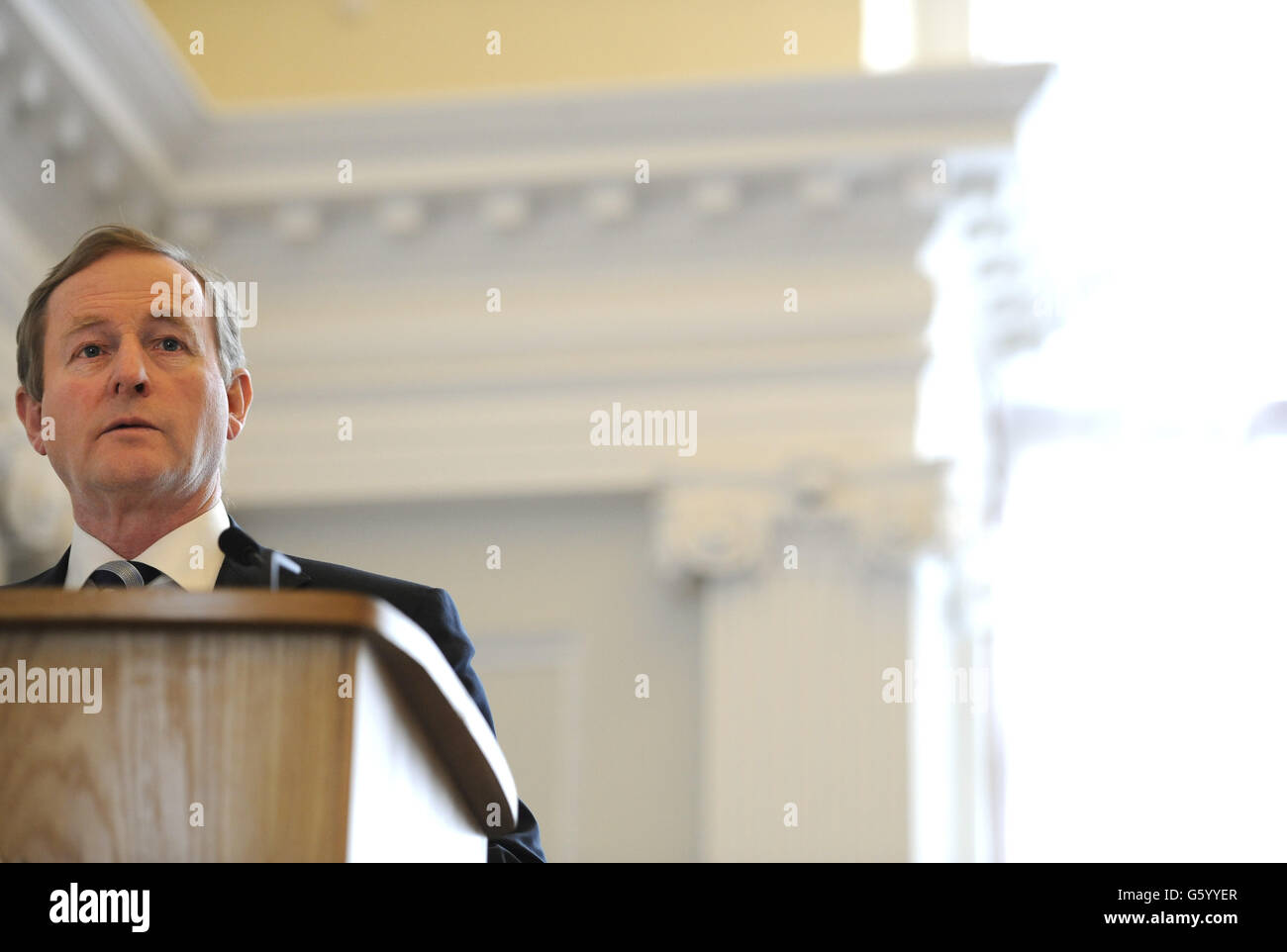 Taoiseach Enda Kenny in London Stock Photo Alamy