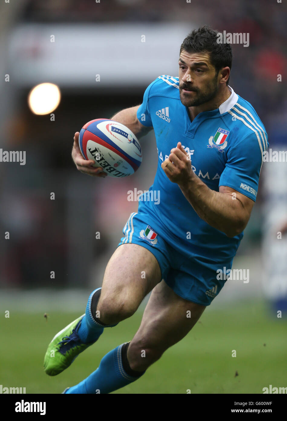 Rugby Union - RBS 6 Nations Championship 2013 - England v Italy - Twickenham Stock Photo