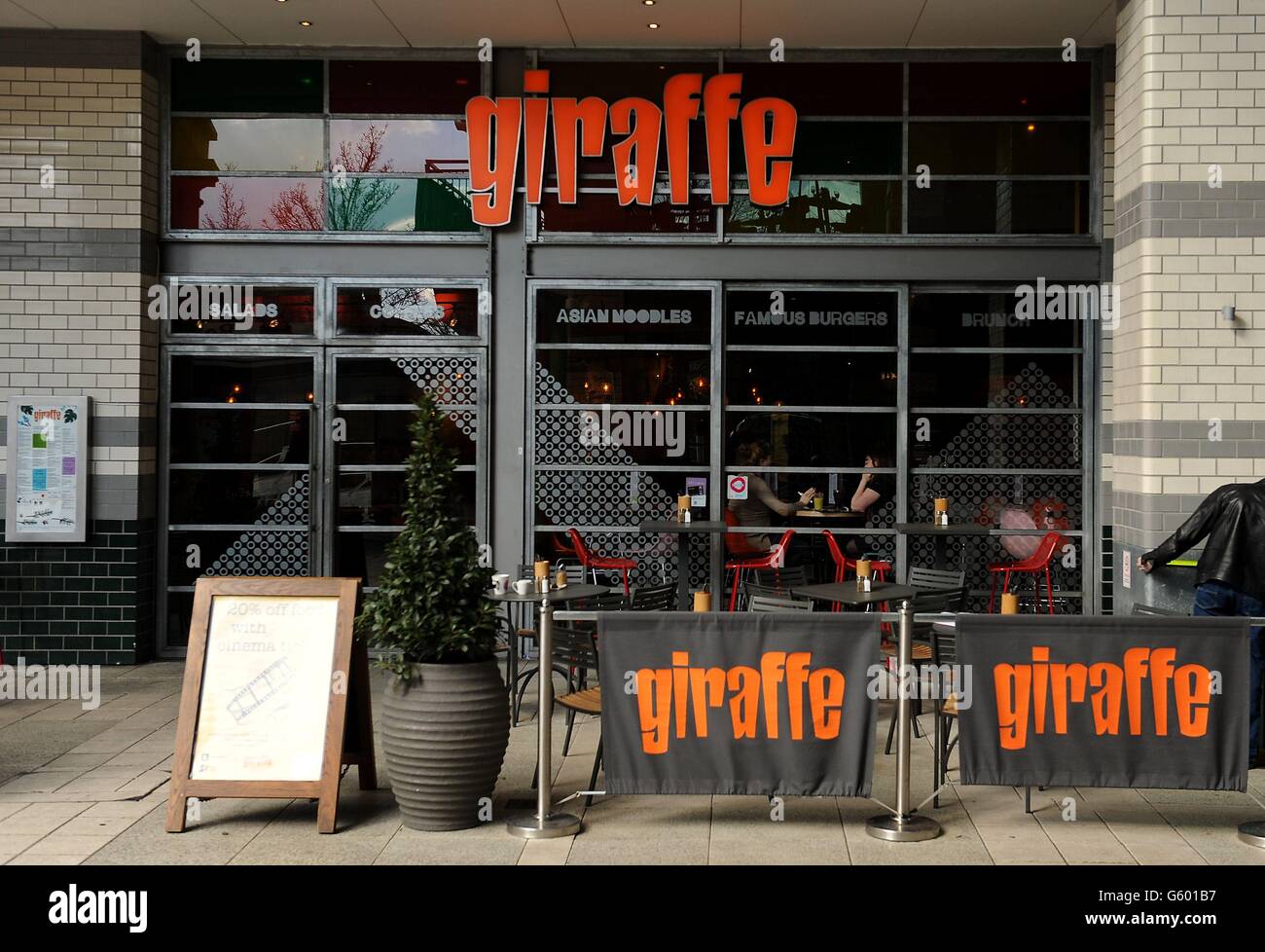 Giraffe restaurant tesco hi-res stock photography and images - Alamy