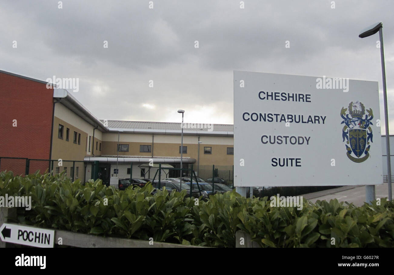 A general view of the Cheshire Constabulary Custody Suite in Middlewich, as Manchester City footballer Carlos Tevez was charged with driving while disqualified and driving without insurance, Cheshire Police said. Stock Photo