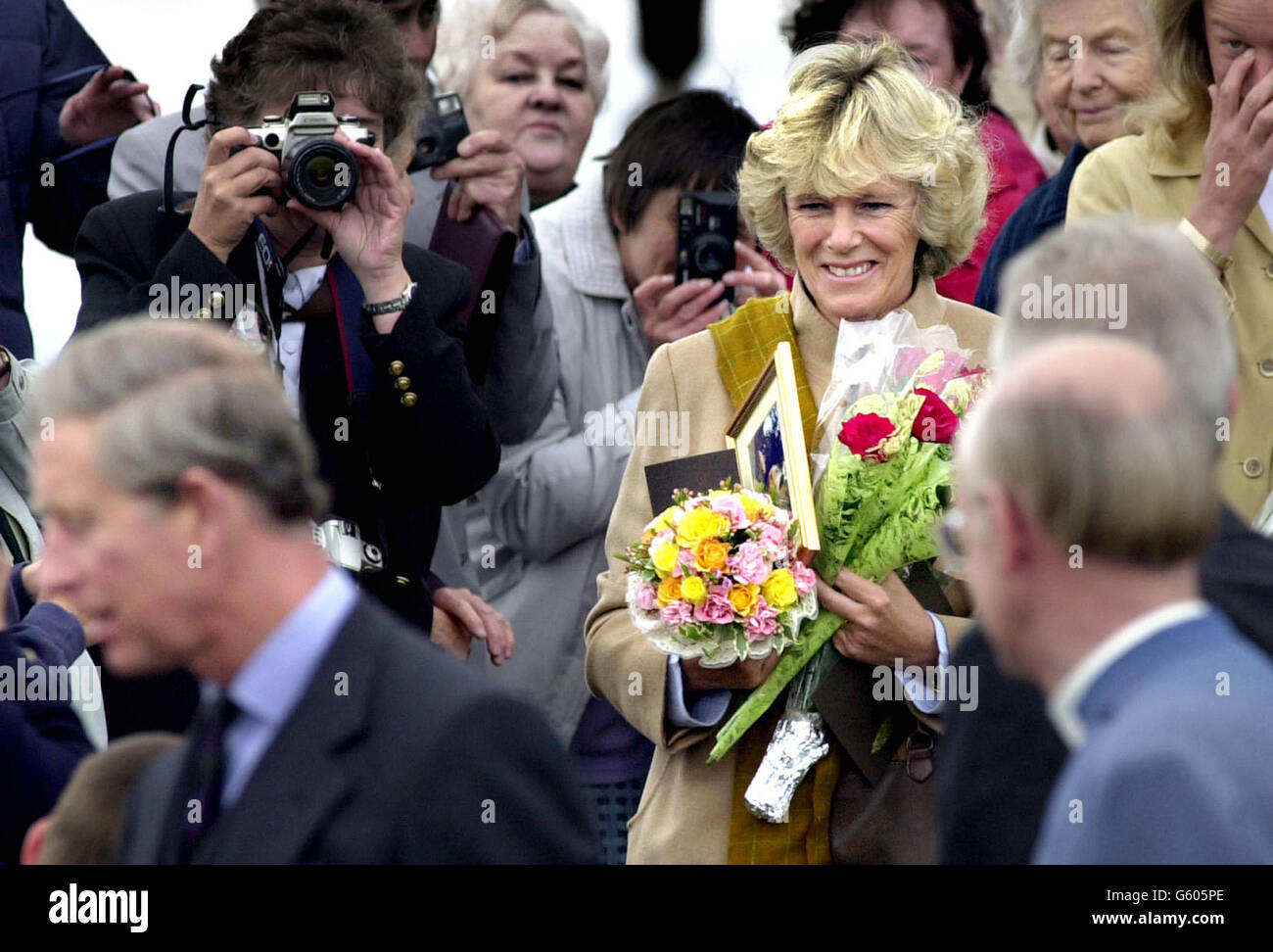 The Prince of Wales Visits Canisbay Church Stock Photo Alamy