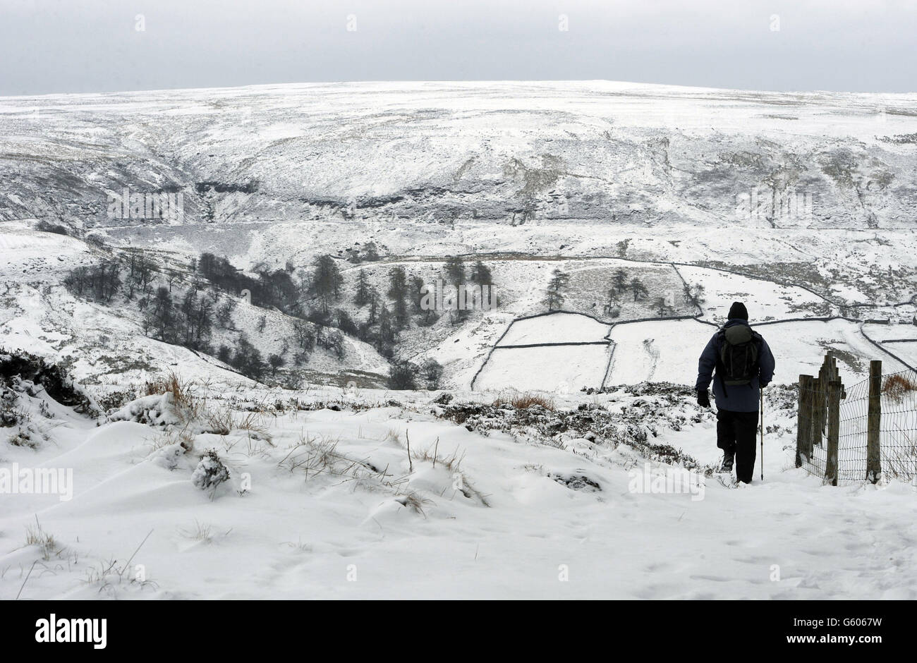 Snow on blakey ridge hi-res stock photography and images - Alamy