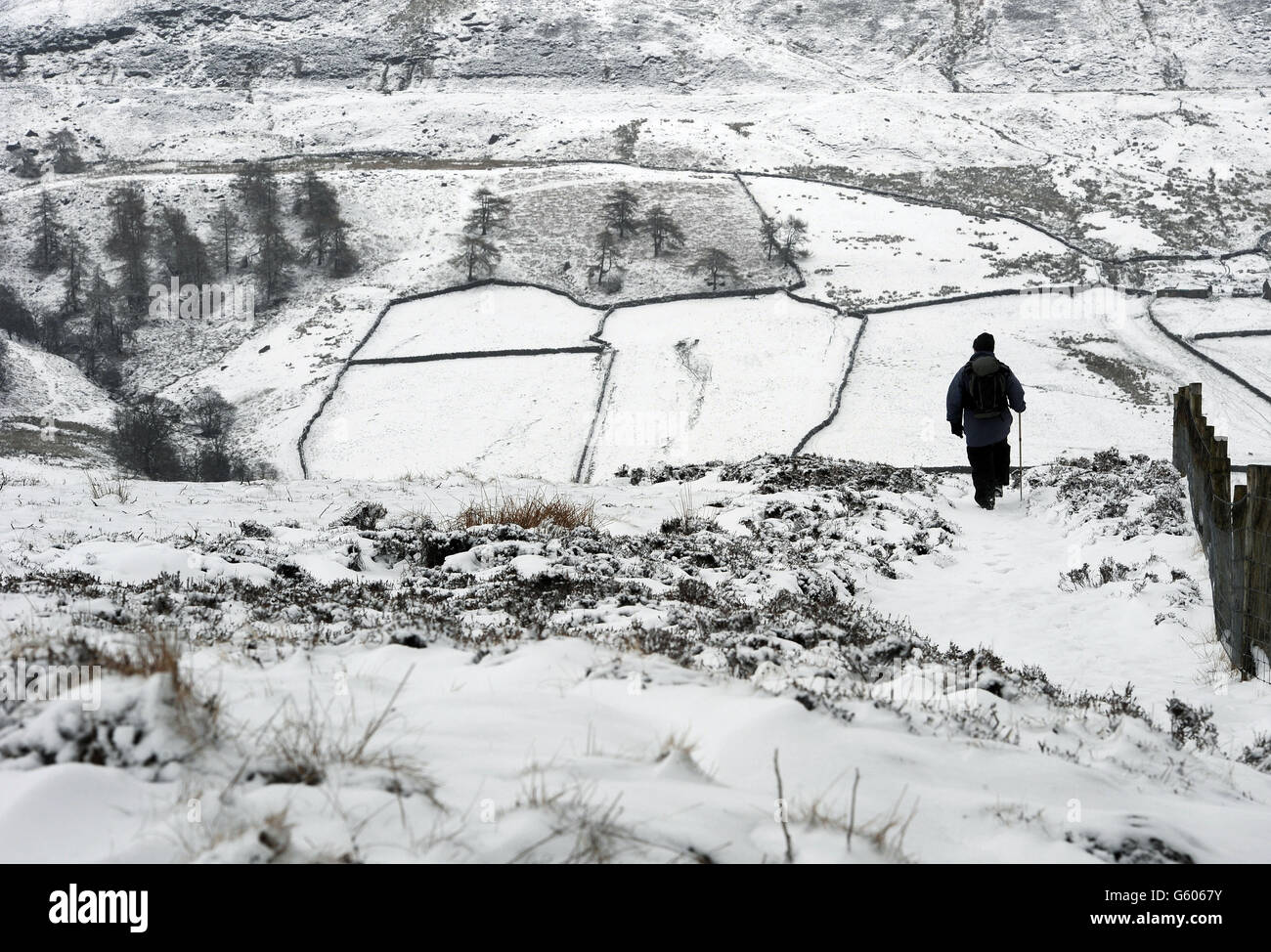 Snow on blakey ridge hi-res stock photography and images - Alamy