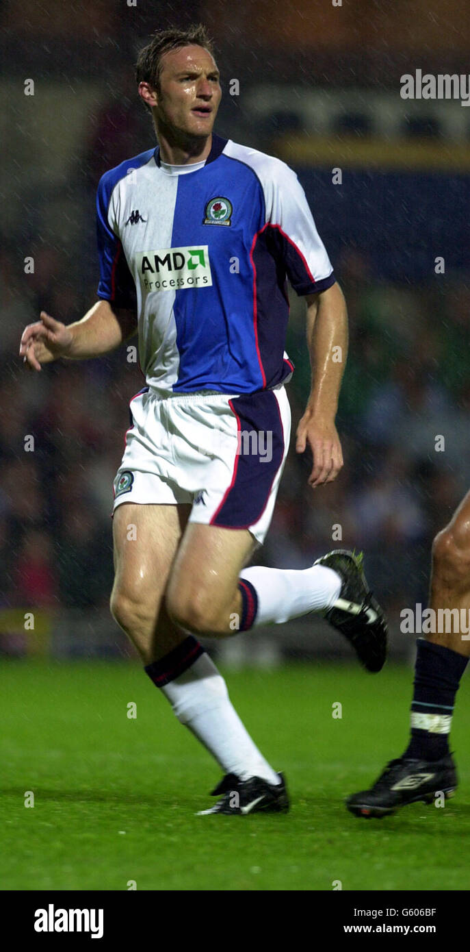 Blackburn Rovers's Martin Taylor in action against Lazio during a Pre-Season friendly at Ewood Park. Stock Photo
