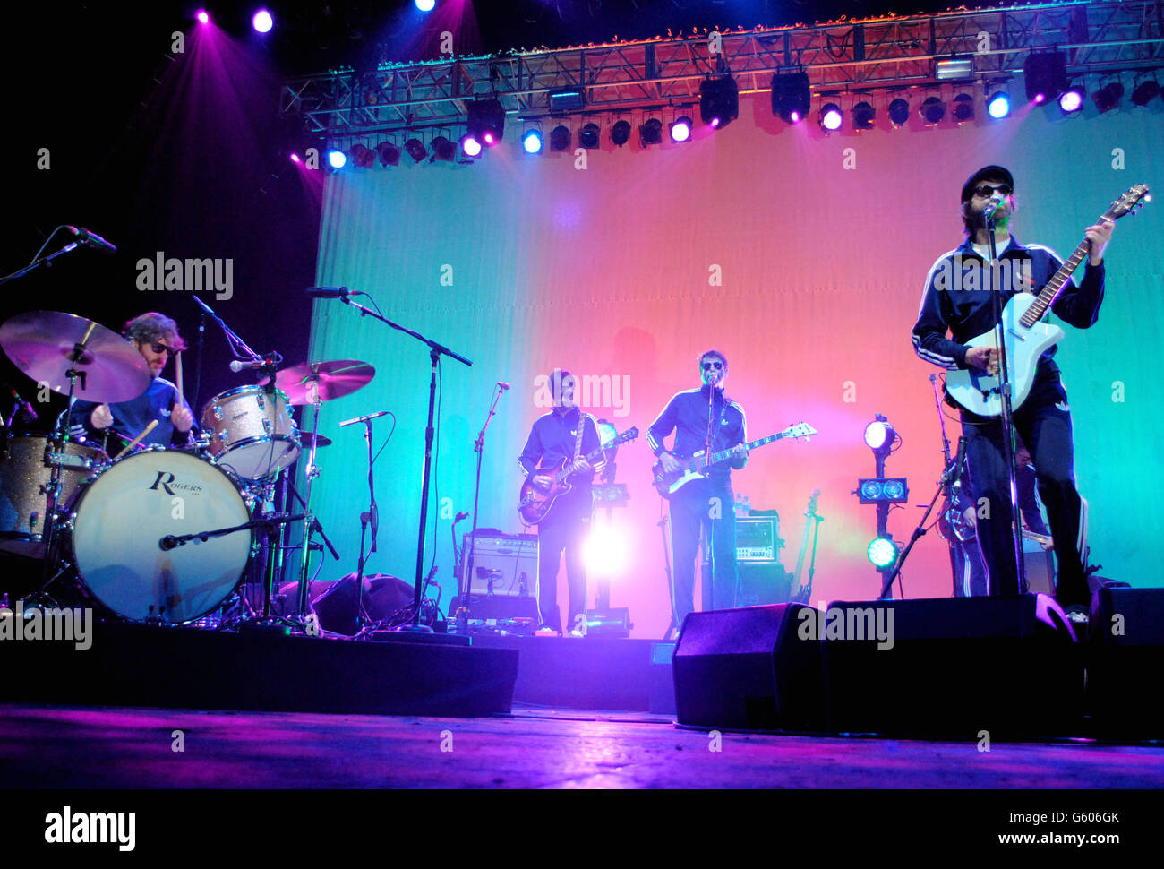 Brixton Academy - London. Eels performing live at the Brixton Academy in London last night. Stock Photo