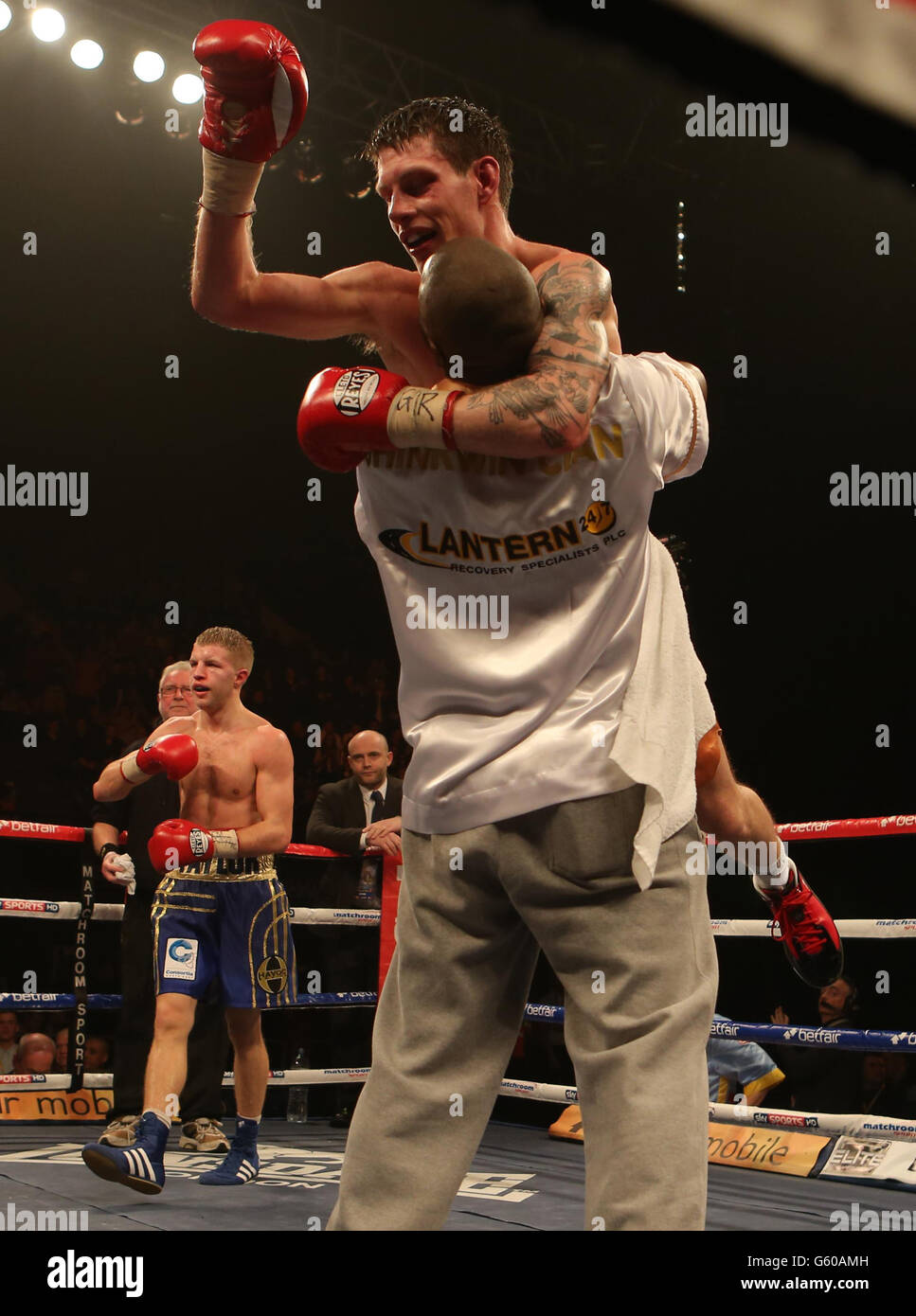 Boxing - Vacant Southern Area Lightweight Title - Liam Shinkwin v Ryan Taylor - Wembley Arena Stock Photo