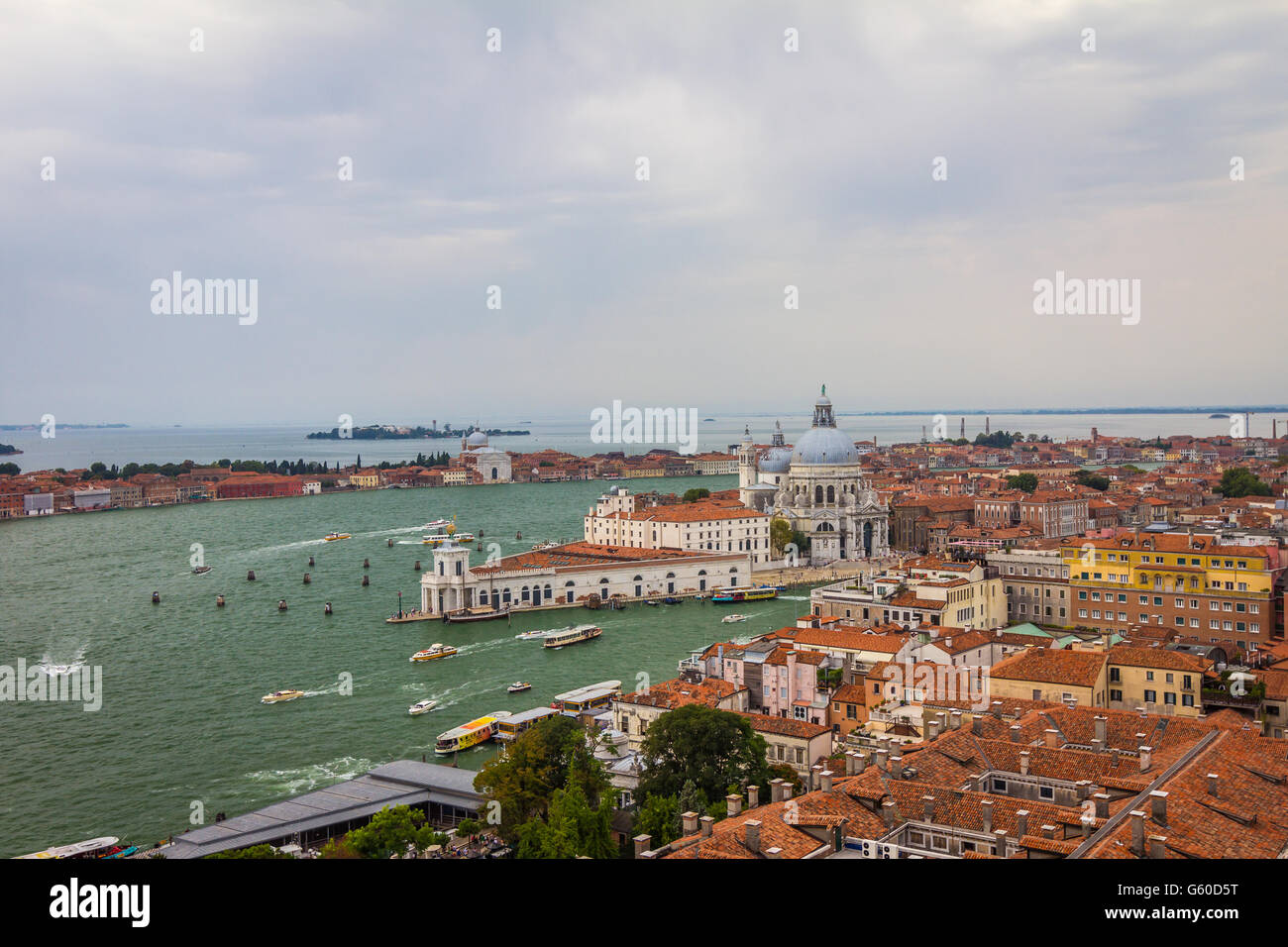 Panoramic view of Venice in Italy Stock Photo - Alamy
