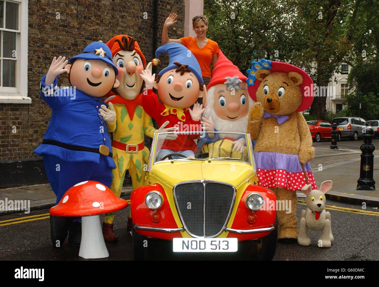 Noddy and Big Ears in London Stock Photo