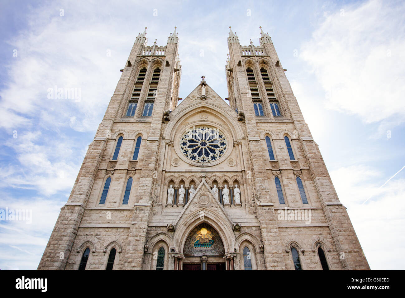 Basilica of out lady Immaculate Guelph Canada Stock Photo
