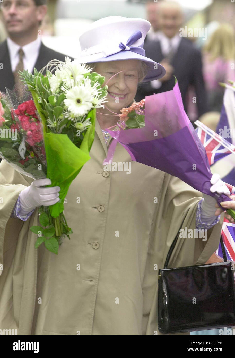 Royalty Queen Elizabeth II Golden Jubilee Stock Photo Alamy