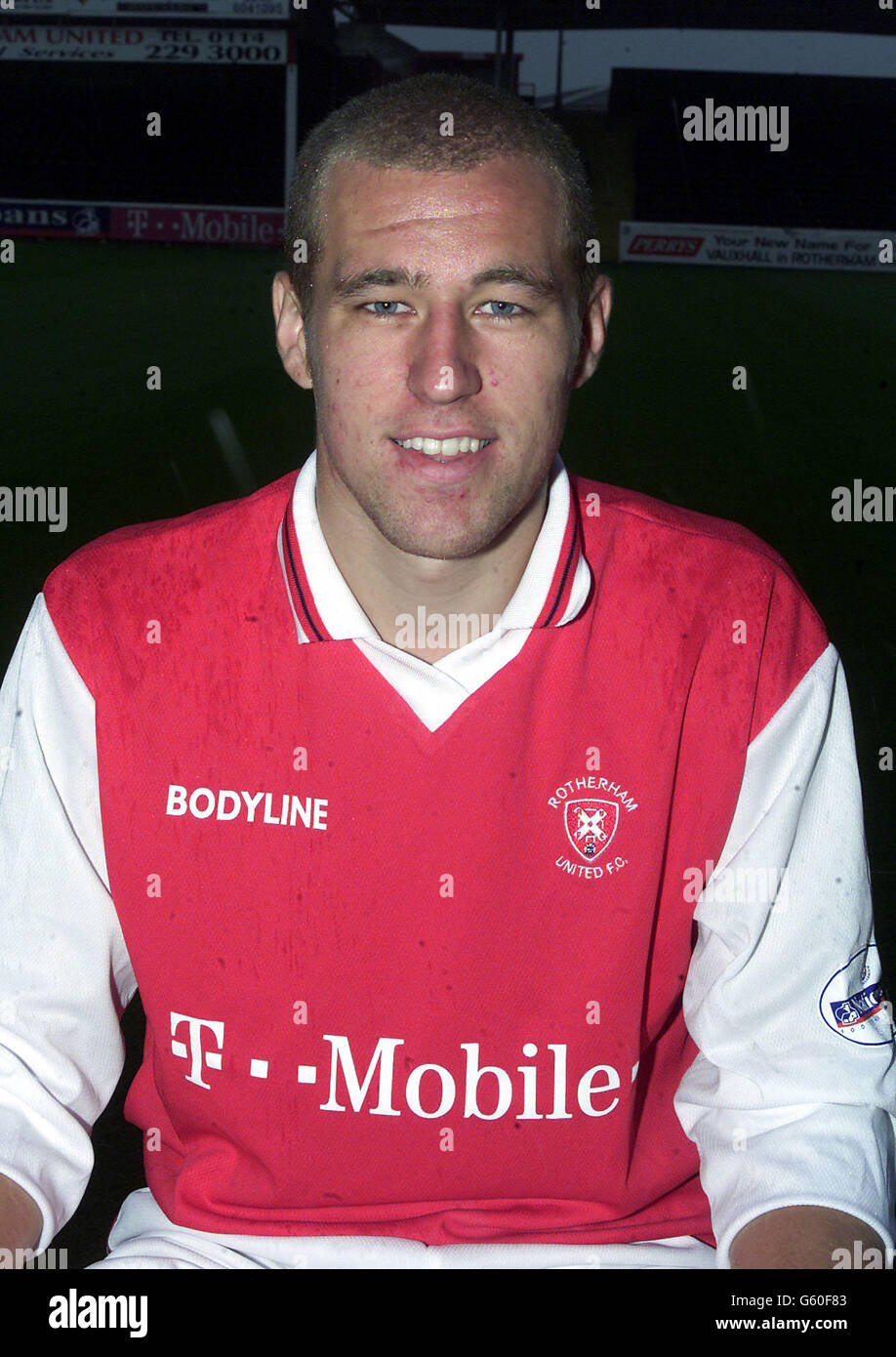 Stewart Talbot of Rotherham utd-2002/2003 SEASON. NO UNOFFICIAL CLUB WEBSITE USE. Stock Photo