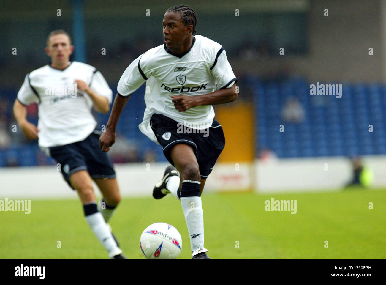 Ricardo Gardner in action for Bolton Wanderers during their pre-season friendly game between Cardiff City and Bolton Wanderers at Ninian Park, Cardiff. Stock Photo