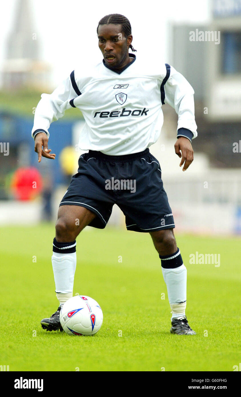 Cardiff City V Bolton Wanderers Jay Jay Okocha Stock Photo Alamy