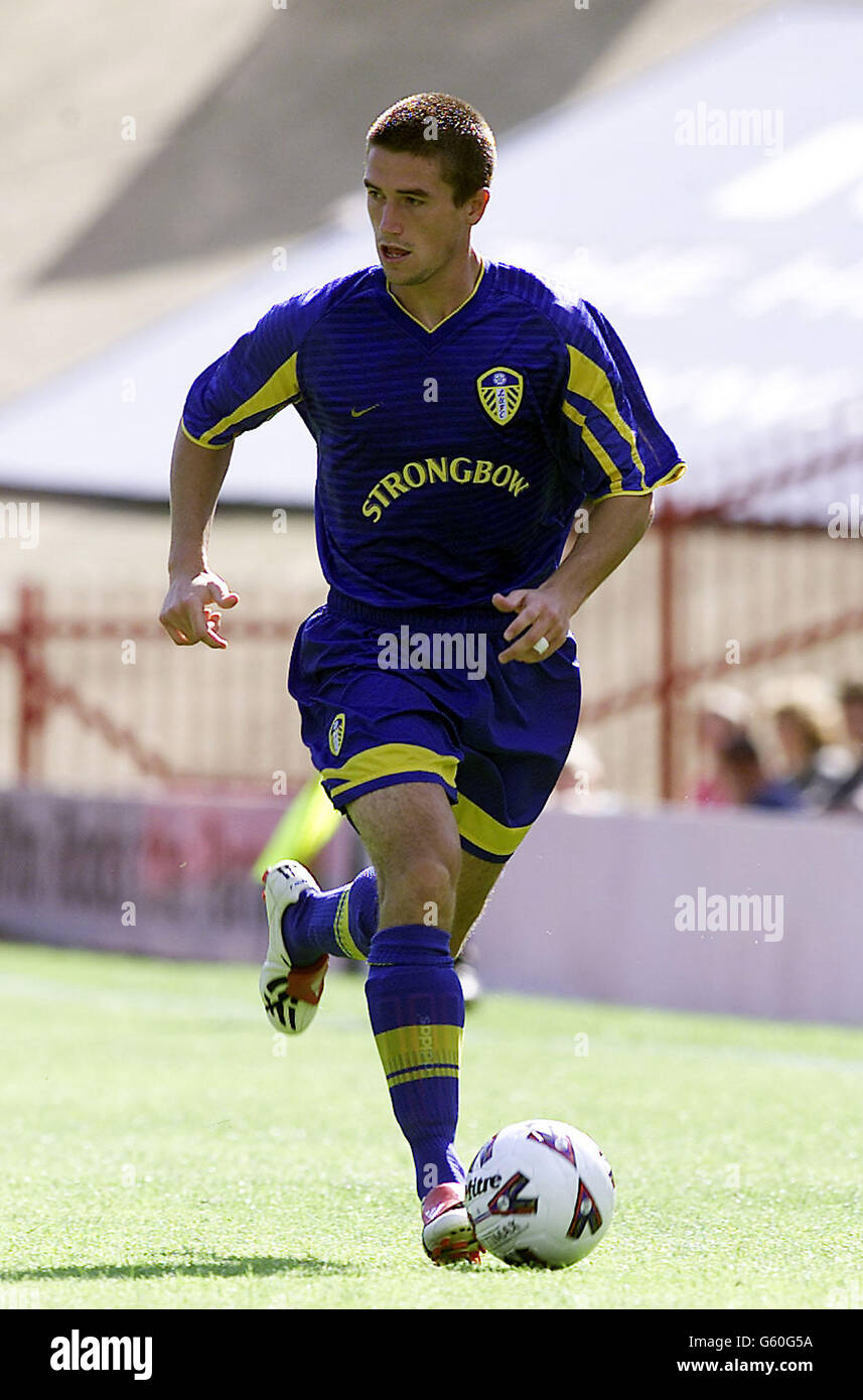 Harry Kewell of Leeds Utd in action during the Pre-Season friendly against Barnsley. *2/12/2002 : Leeds United striker Harry Kewell, who has sought to distance himself from reports of a rift with Elland Road and Australia team-mate Mark Viduka. Viduka has claimed that Kewell has barely spoken to him since he moved to the Yorkshire club from Celtic. However, Kewell told the Sydney Morning Herald: 'I have never had a problem with Mark and have no idea what he's trying to achieve with his comments. 'I'm sure his comments will disappoint fans of Leeds and Australia alike. 'I've always believed Stock Photo