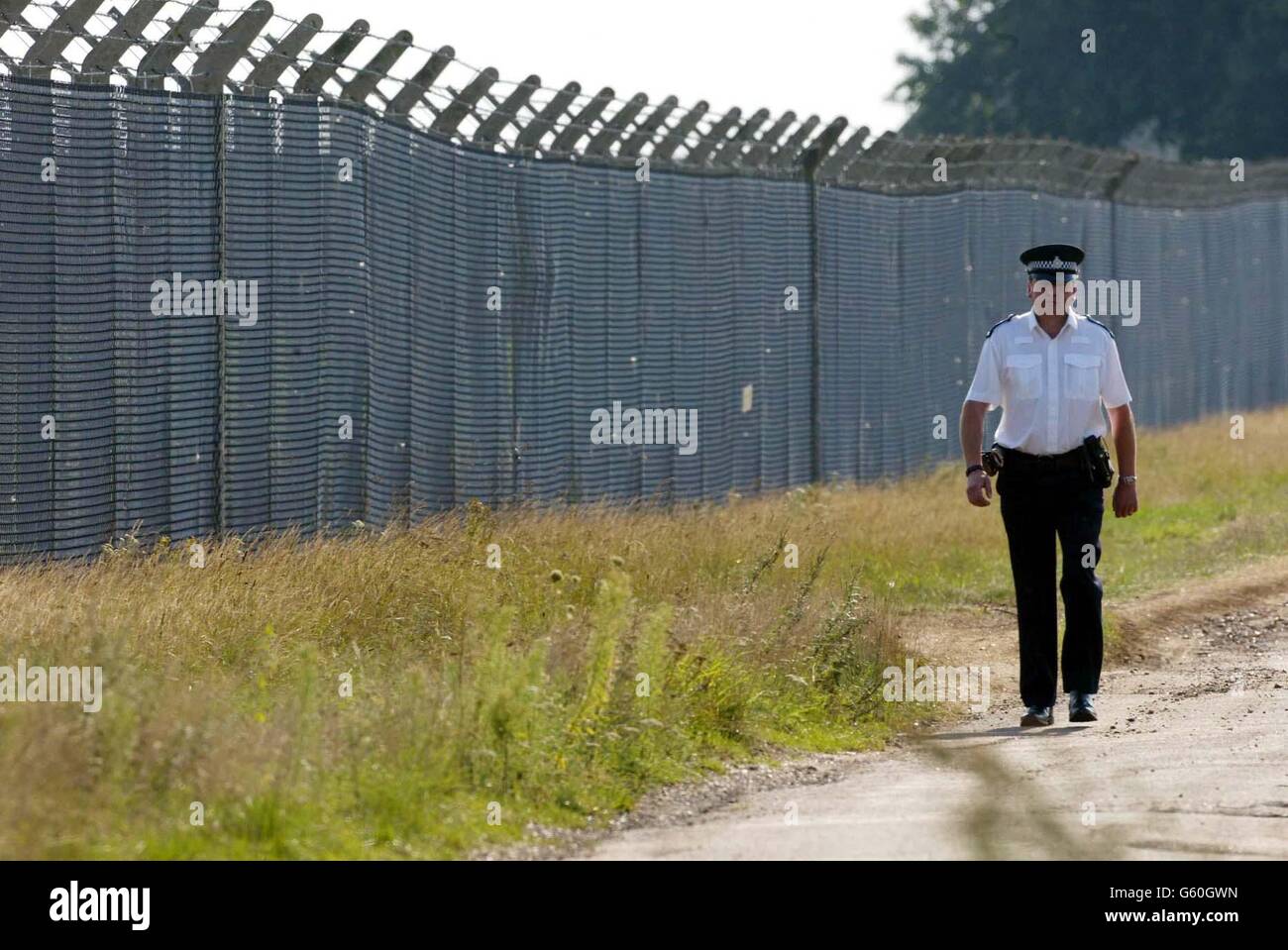 Police search Lakenheath Air Base Stock Photo Alamy