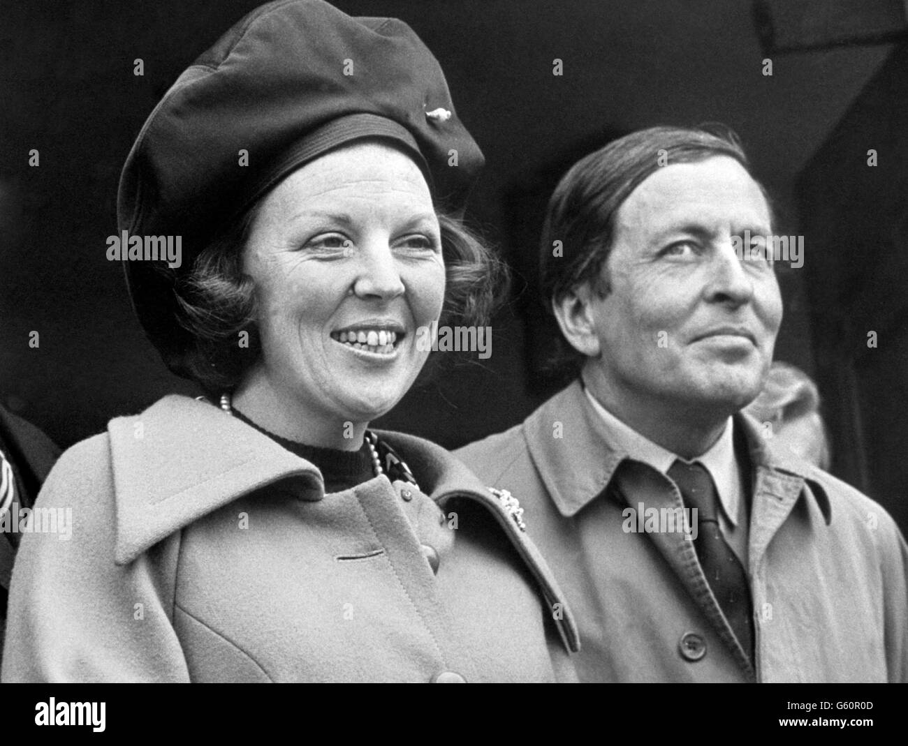 Dutch Royalty - Princess Beatrix of the Netherlands and her husband Prince Claus Stock Photo