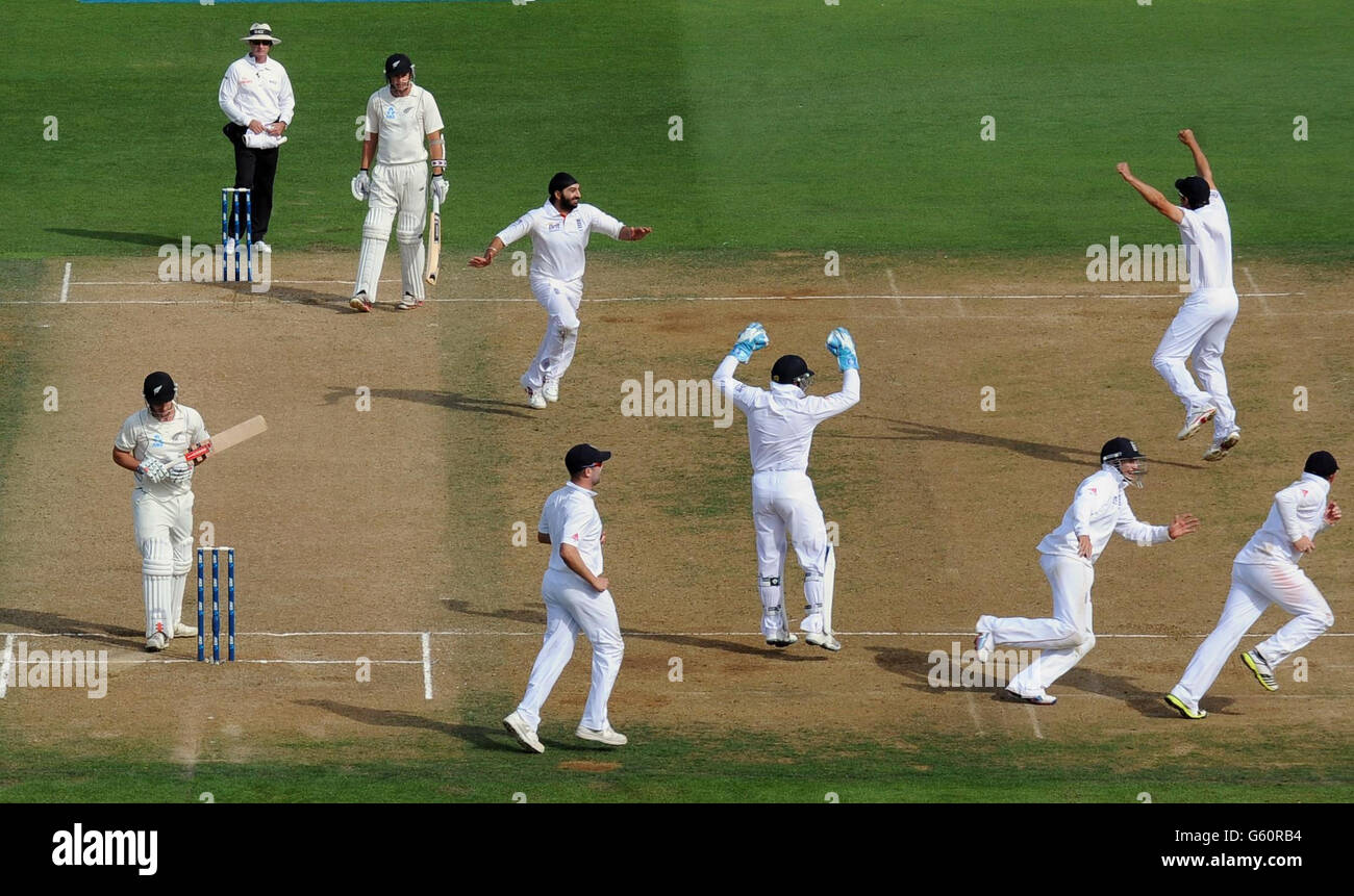 Cricket Second Test New Zealand v England Day Three Hawkins
