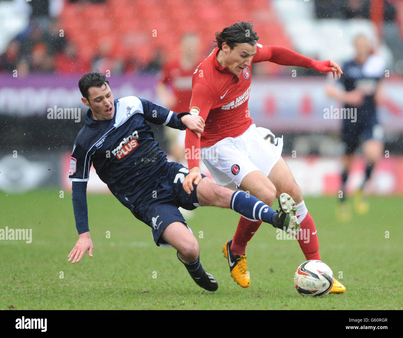 Soccer - npower Football League Championship - Charlton Athletic v Millwall - The Valley Stock Photo