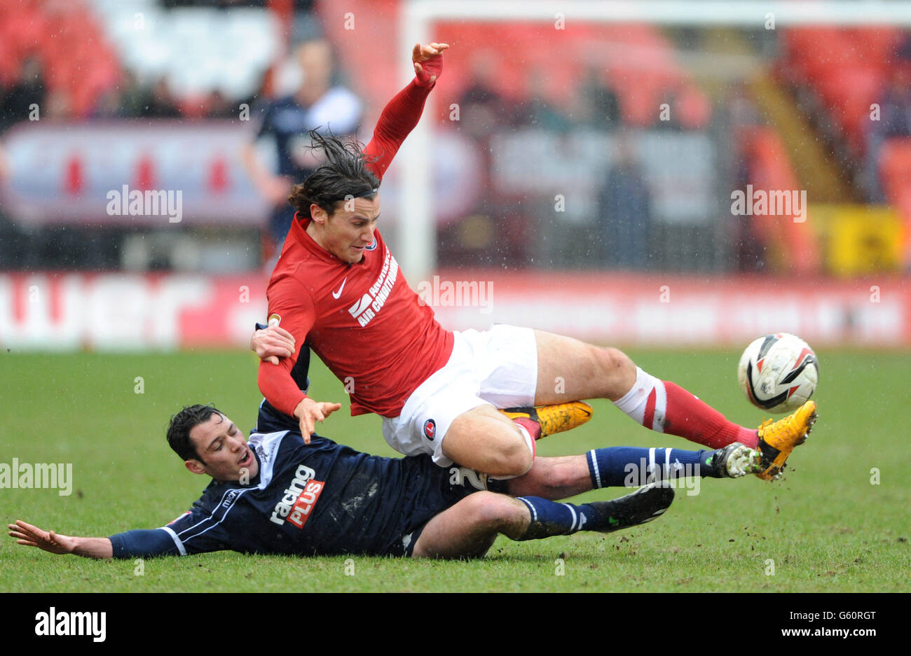 Soccer - npower Football League Championship - Charlton Athletic v Millwall - The Valley Stock Photo