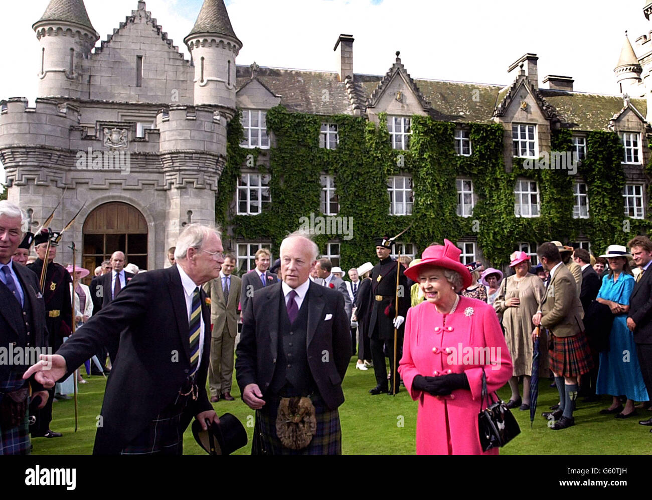 The Queen Balmoral Castle Stock Photo Alamy