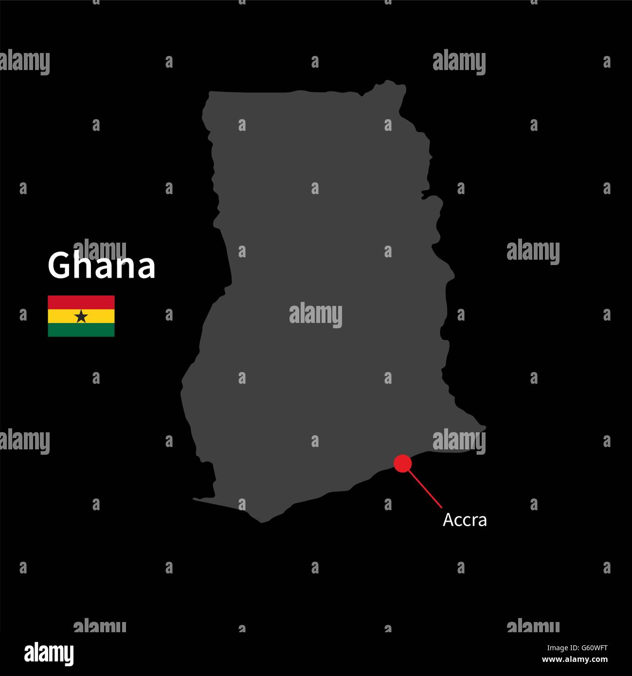  Map of accra hi-res stock photography and images - Alamy