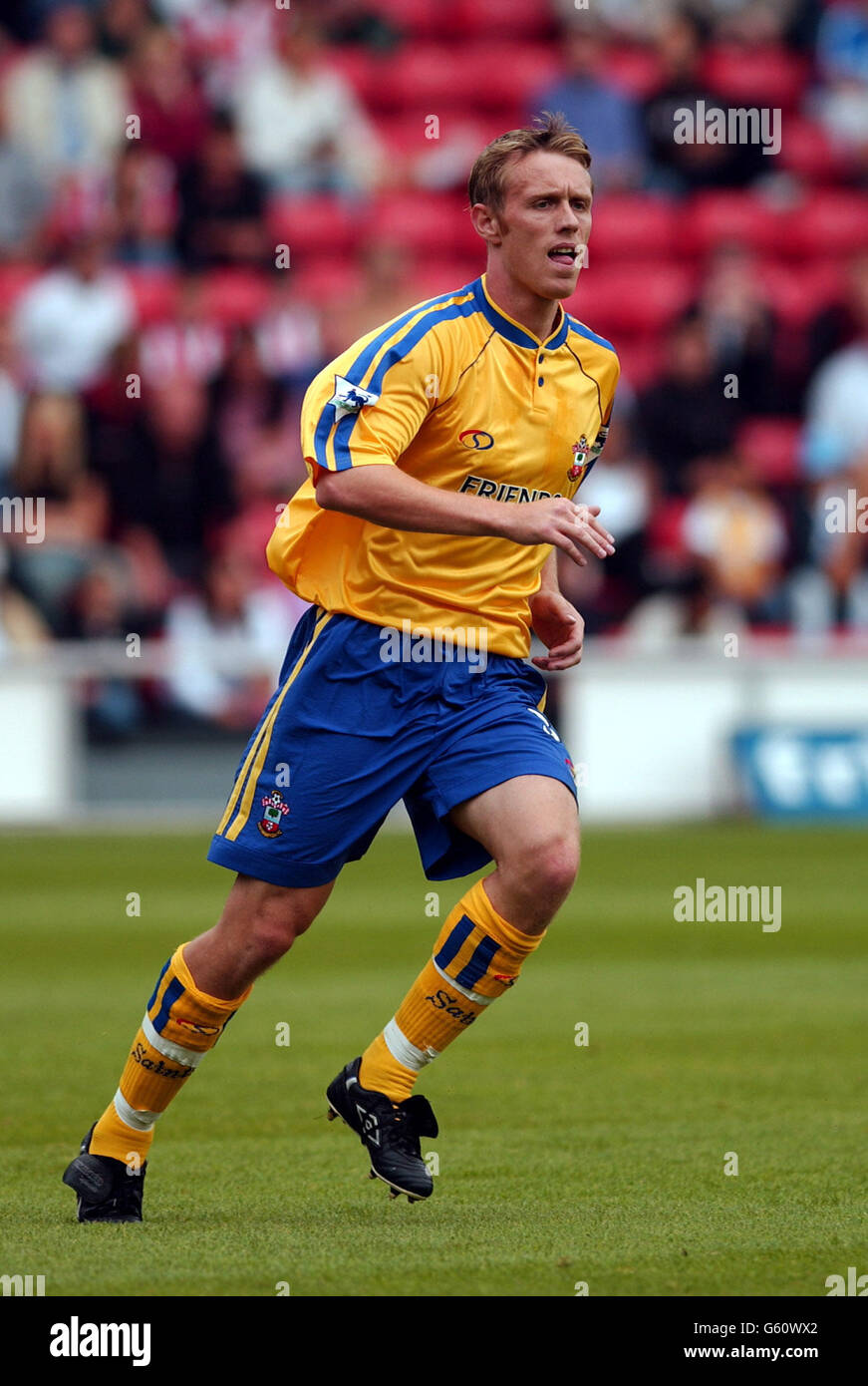 Brett Ormerod in action during the pre-season friendly game between Southampton and FC Utrecht at St Mary's stadium, Southampton. Stock Photo