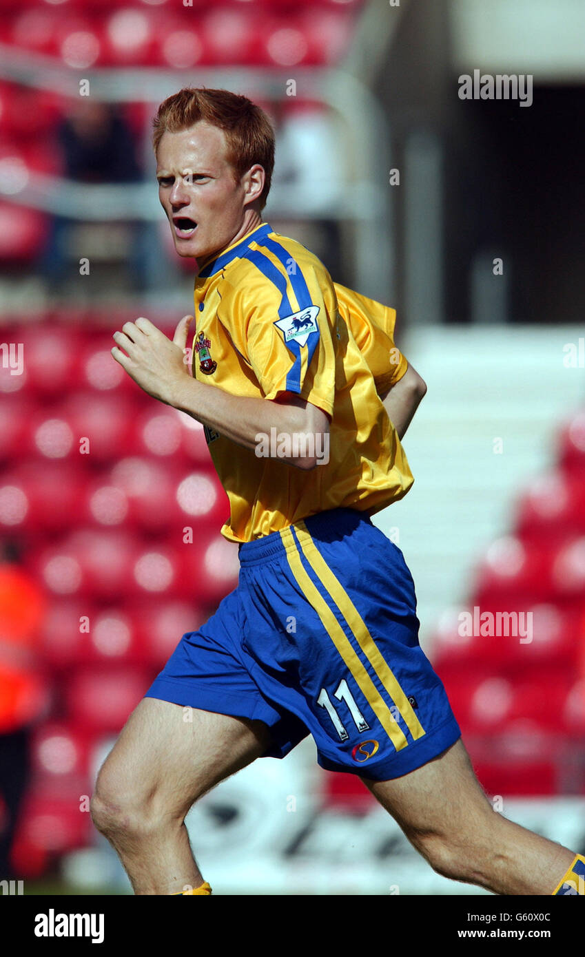 Southampton's Michael Svensson in action during the pre-season friendly game between Southampton and FC Utrecht at St Mary's stadium, Southampton. Stock Photo