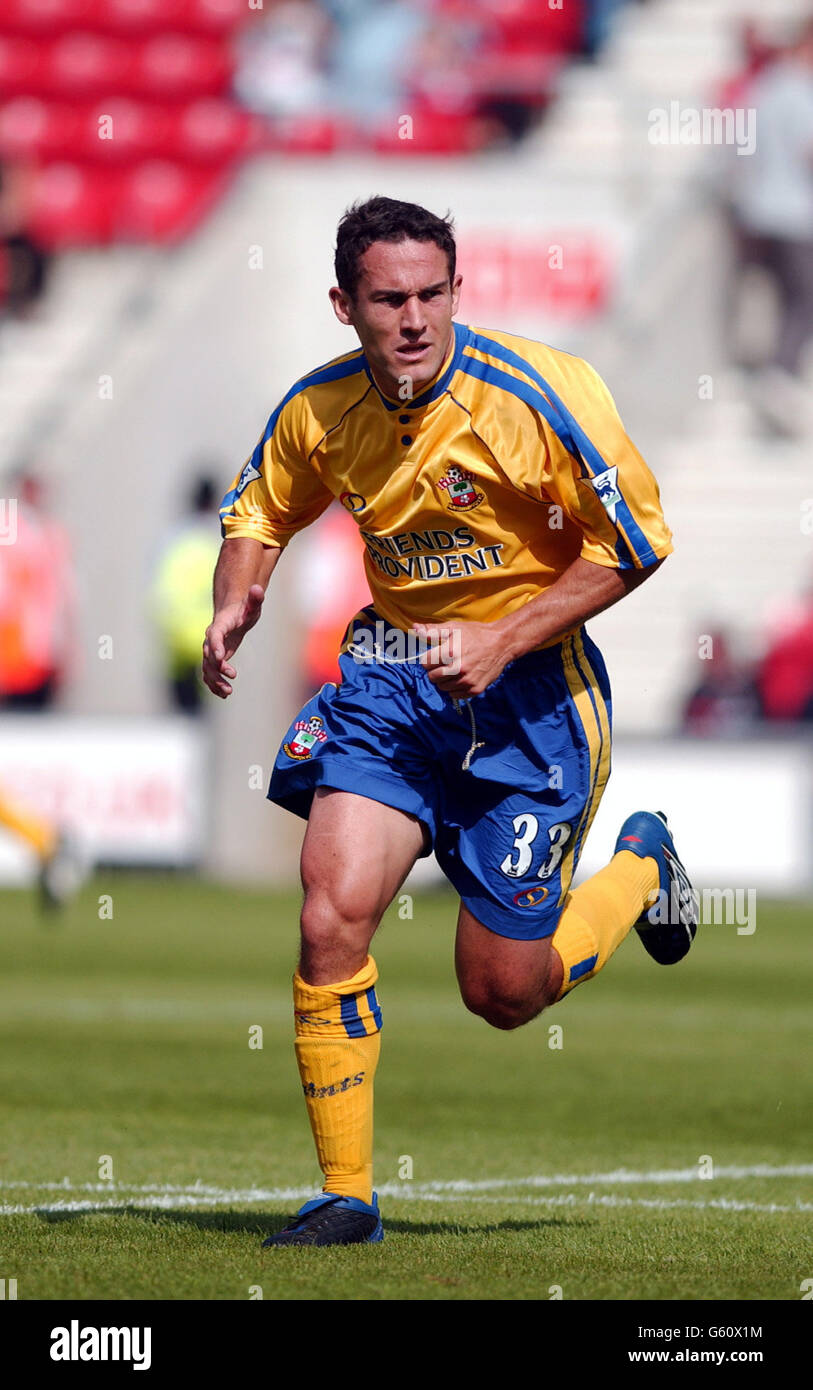 Southampton's Paul Telfer in action during the pre-season friendly game between Southampton and FC Utrecht at St Mary's stadium, Southampton. Stock Photo
