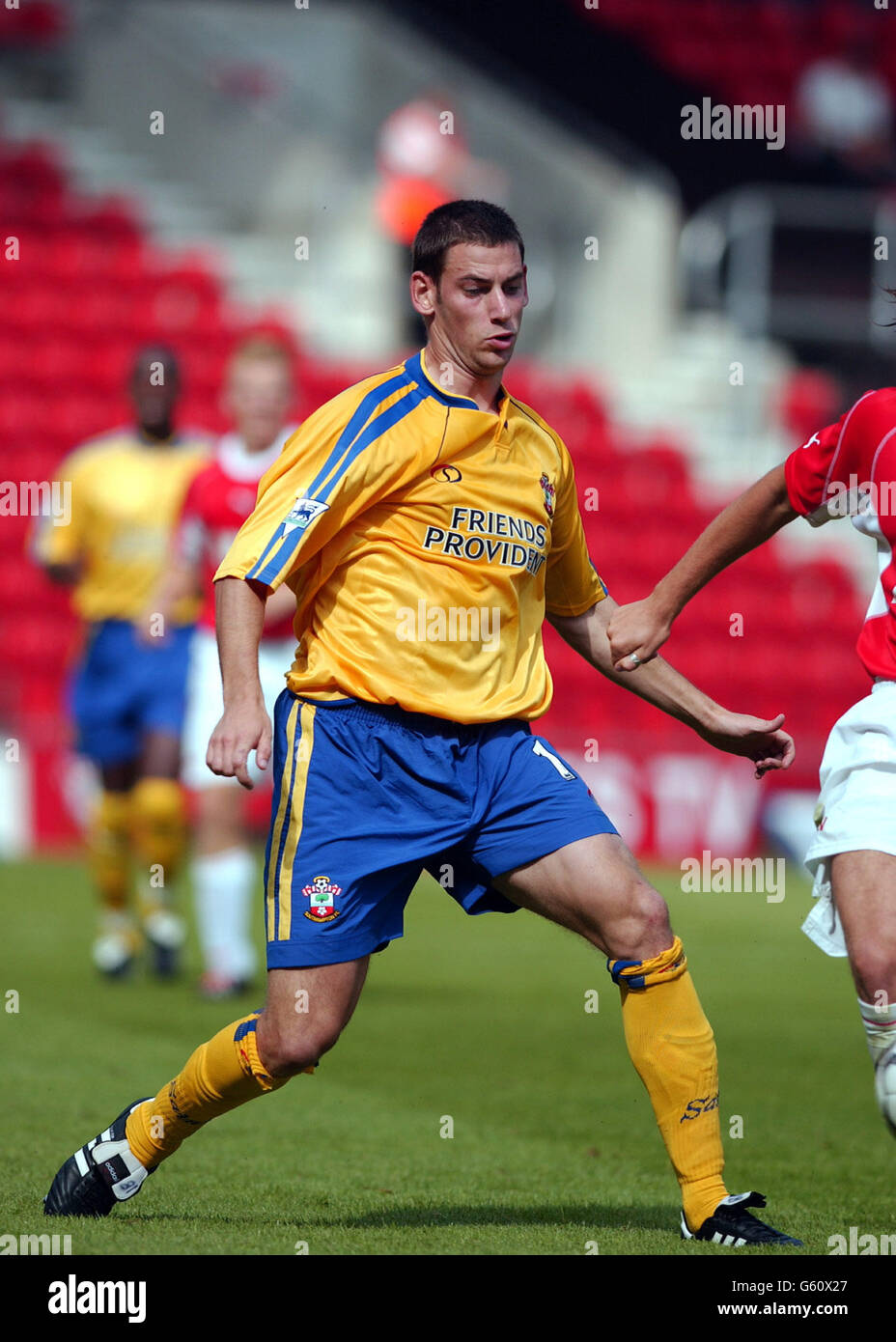Rory Delap in action for Southampton during the pre-season friendly game between Southampton and FC Utrecht at St Mary's stadium, Southampton. Stock Photo