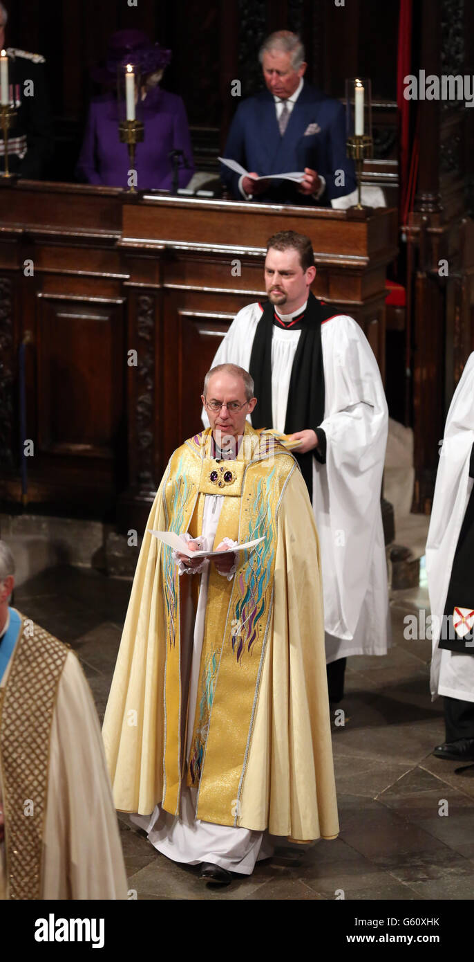 Archbishop Of Canterbury Enthronement Stock Photo - Alamy