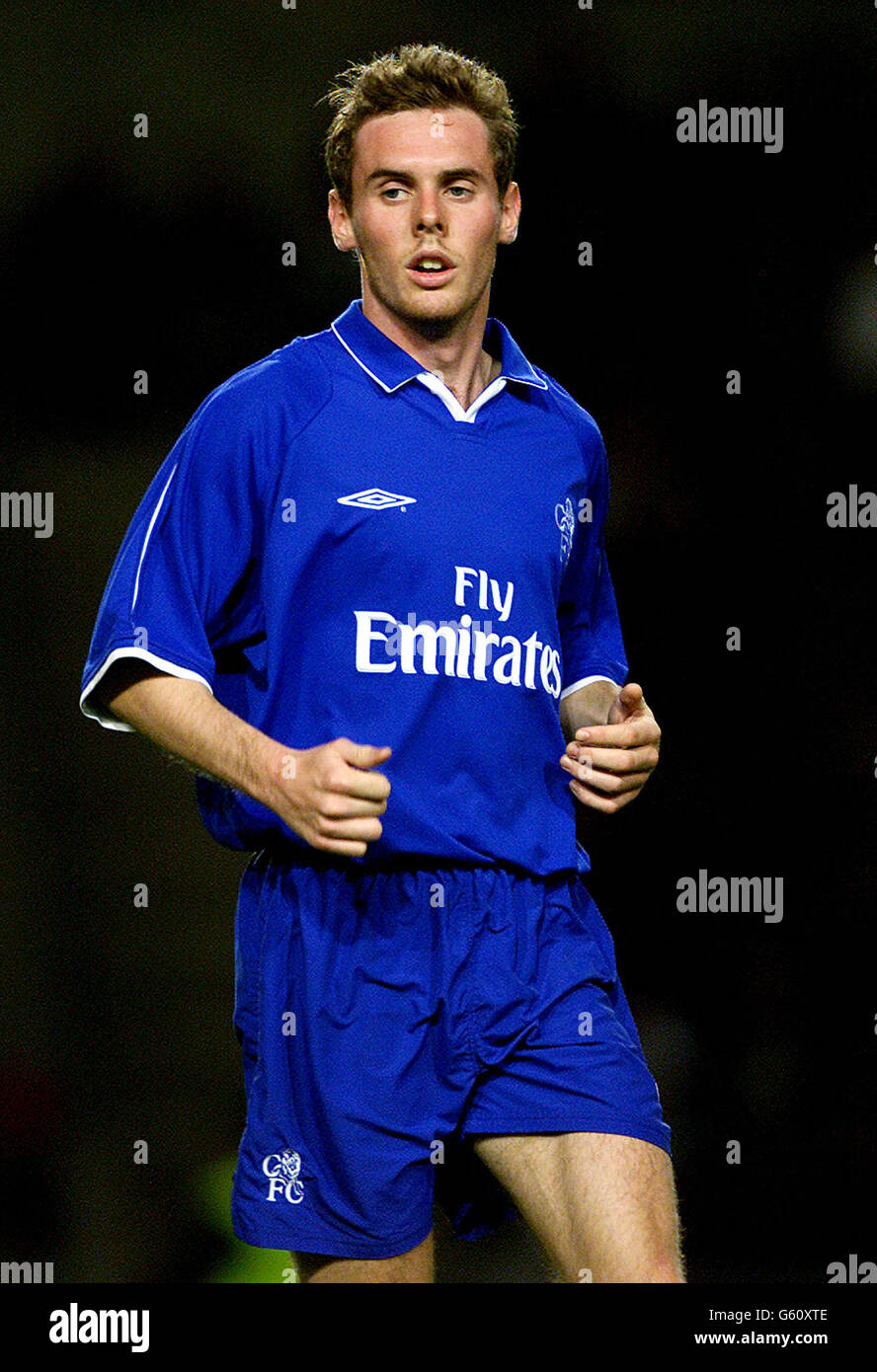 Joe Keenan-Oxford United FC vs Chelsea FC. Chelsea's Joe Keenan in action during a pre-season friendly against Oxford United at the Kassam Stadium, Oxford. Stock Photo