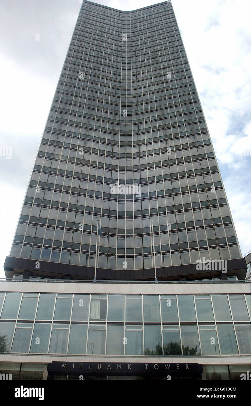 Buildings and Landmarks - Millbank Tower - London Stock Photo