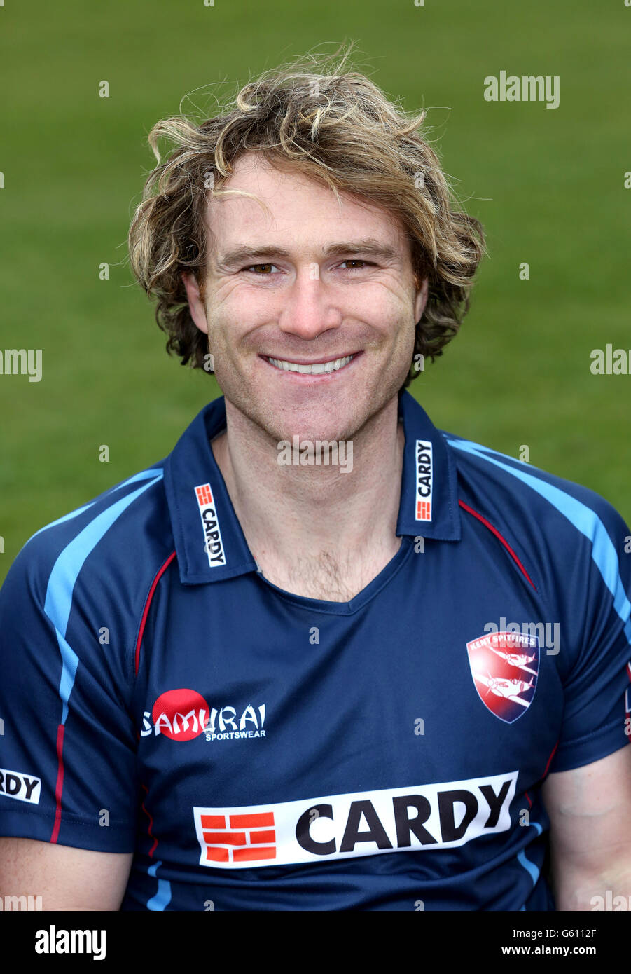 Cricket - 2014 Kent CCC Photocall - St Lawrence Ground. Mike Powell, Kent County Cricket Club Stock Photo