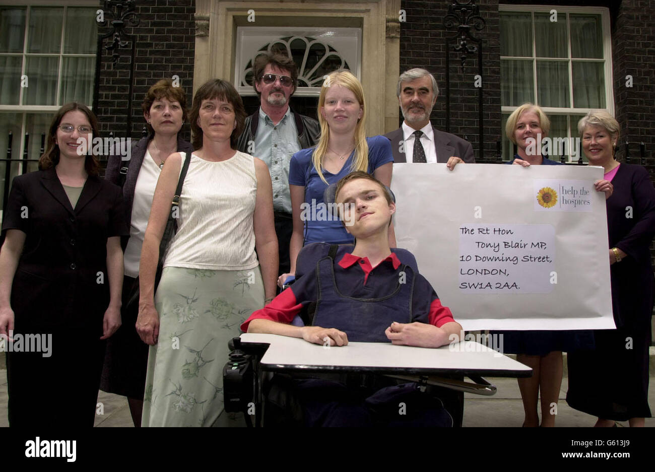 Help the Hospices Stock Photo