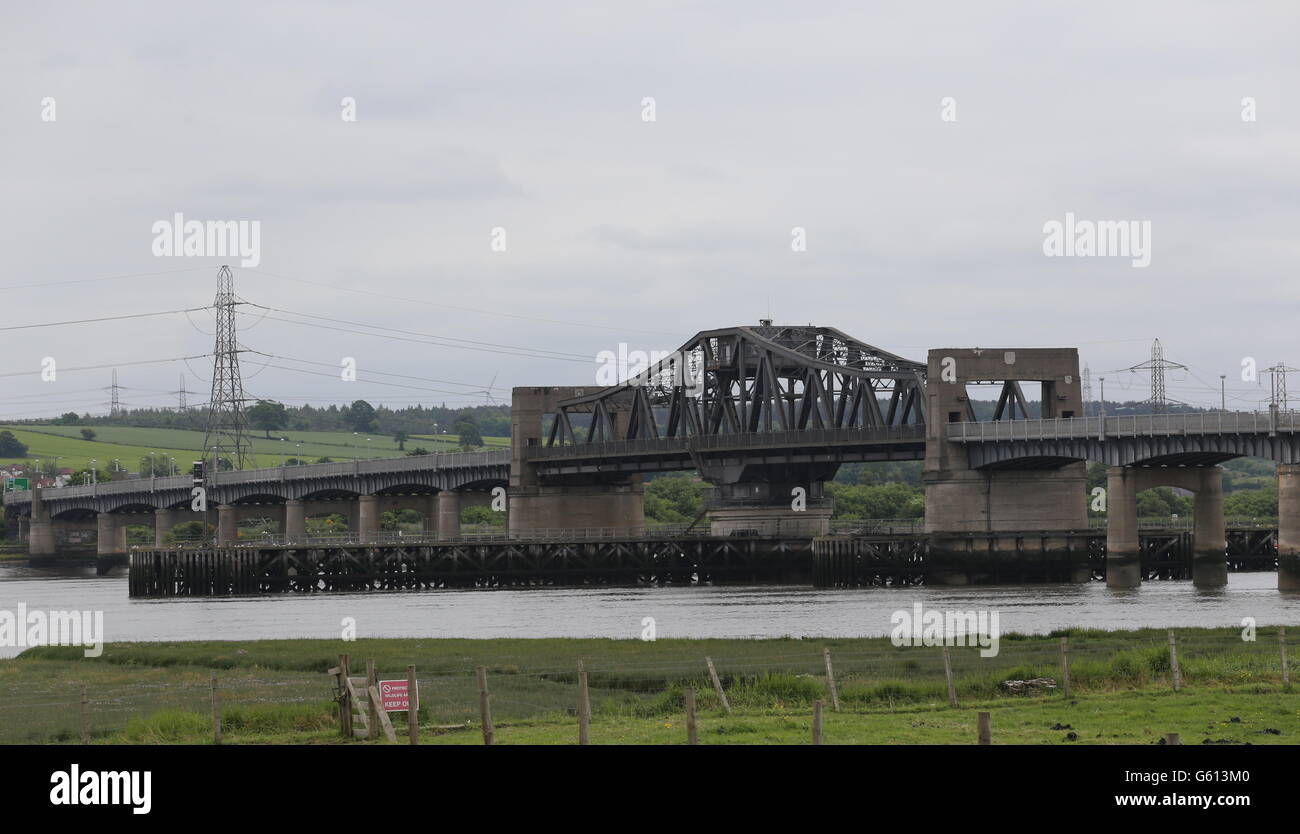 Kincardine Bridge viewed from south Scotland June 2016 Stock Photo Alamy
