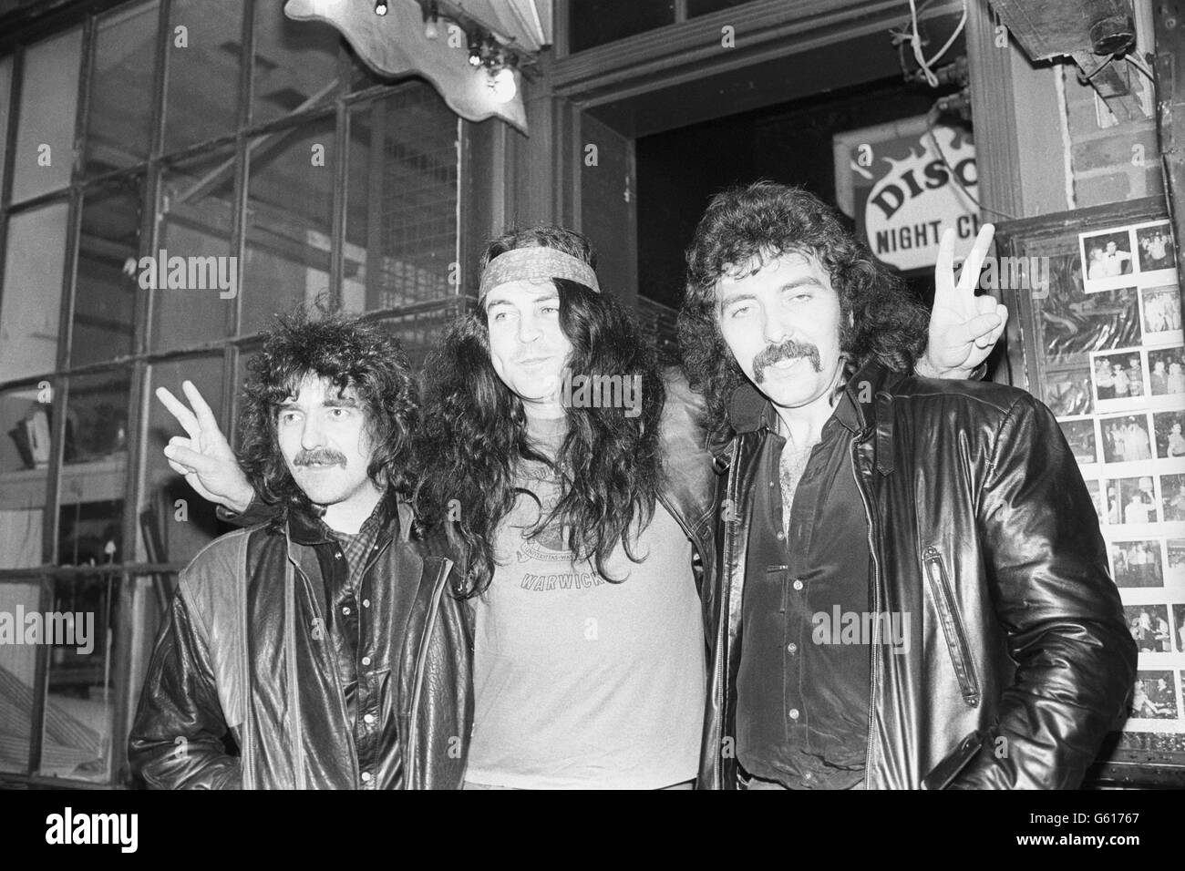Music - Gillan Joins Black Sabbath - 1983 Stock Photo