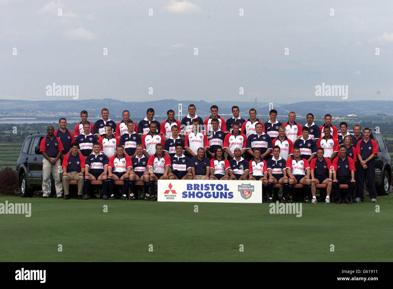 Bristol Shoguns , Rugby Union, Team Group - Season 2002-03. Stock Photo