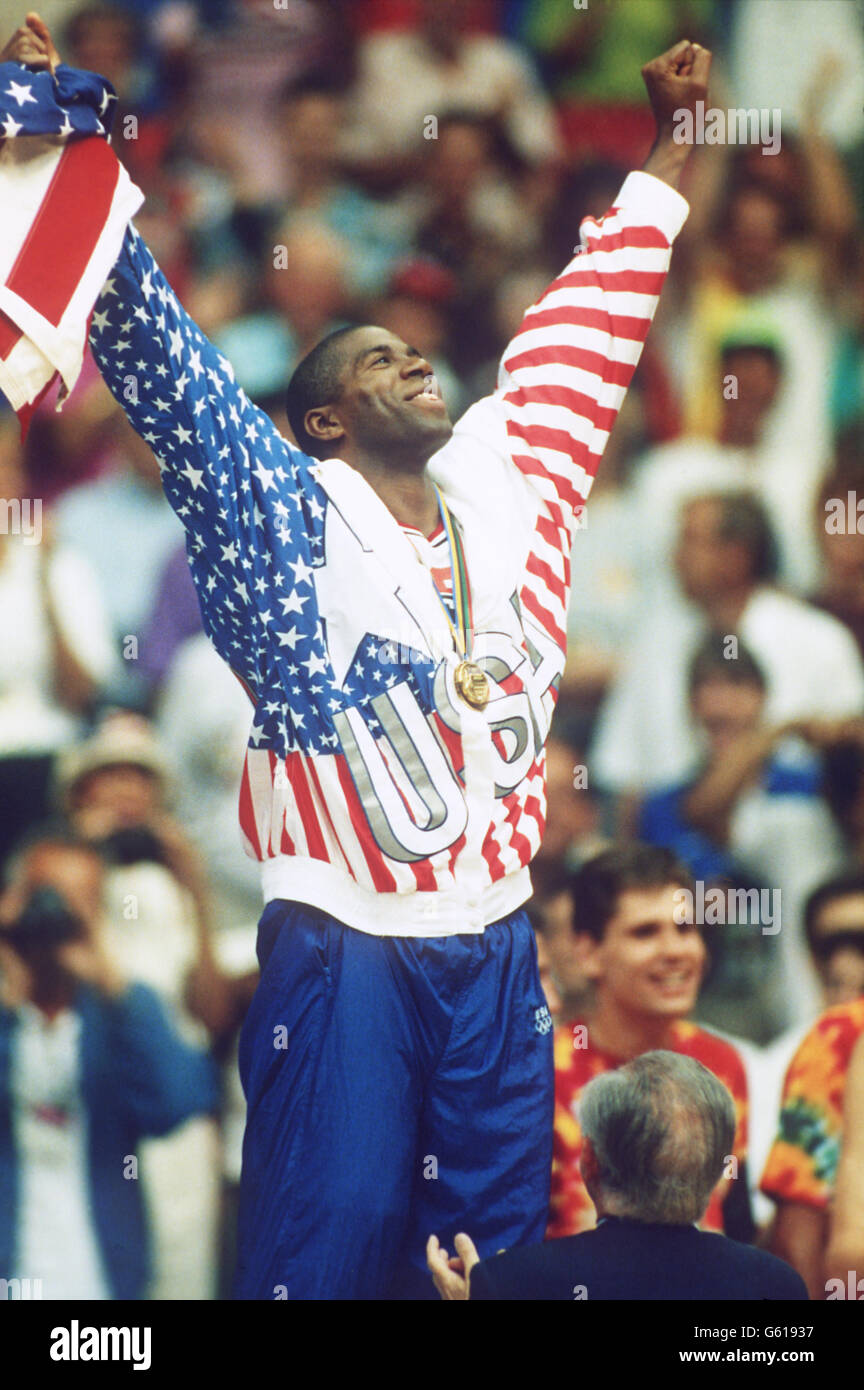 Barcelona olympic games 1992 basketball hires stock photography and