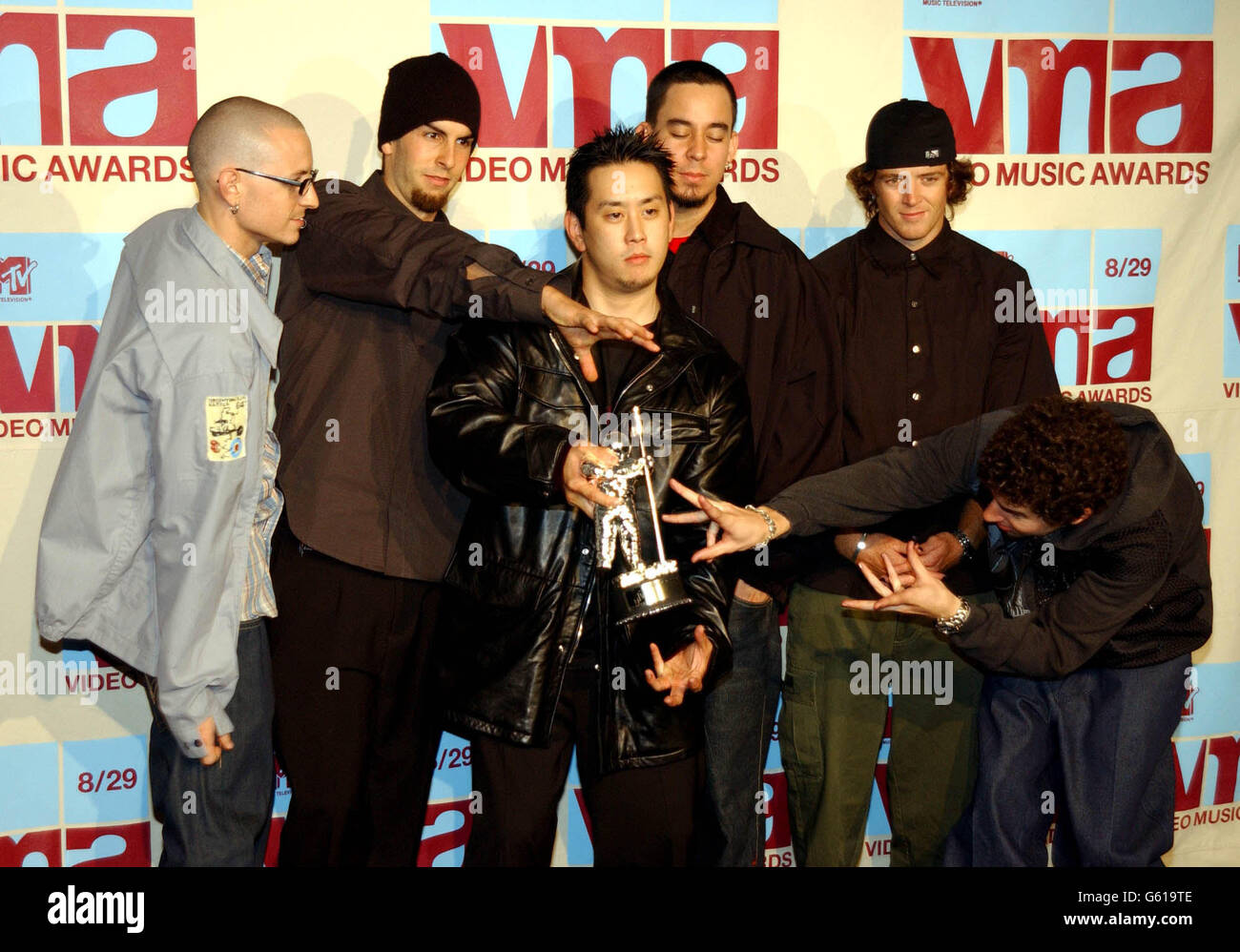 Linkin Park MTV Awards Stock Photo Alamy
