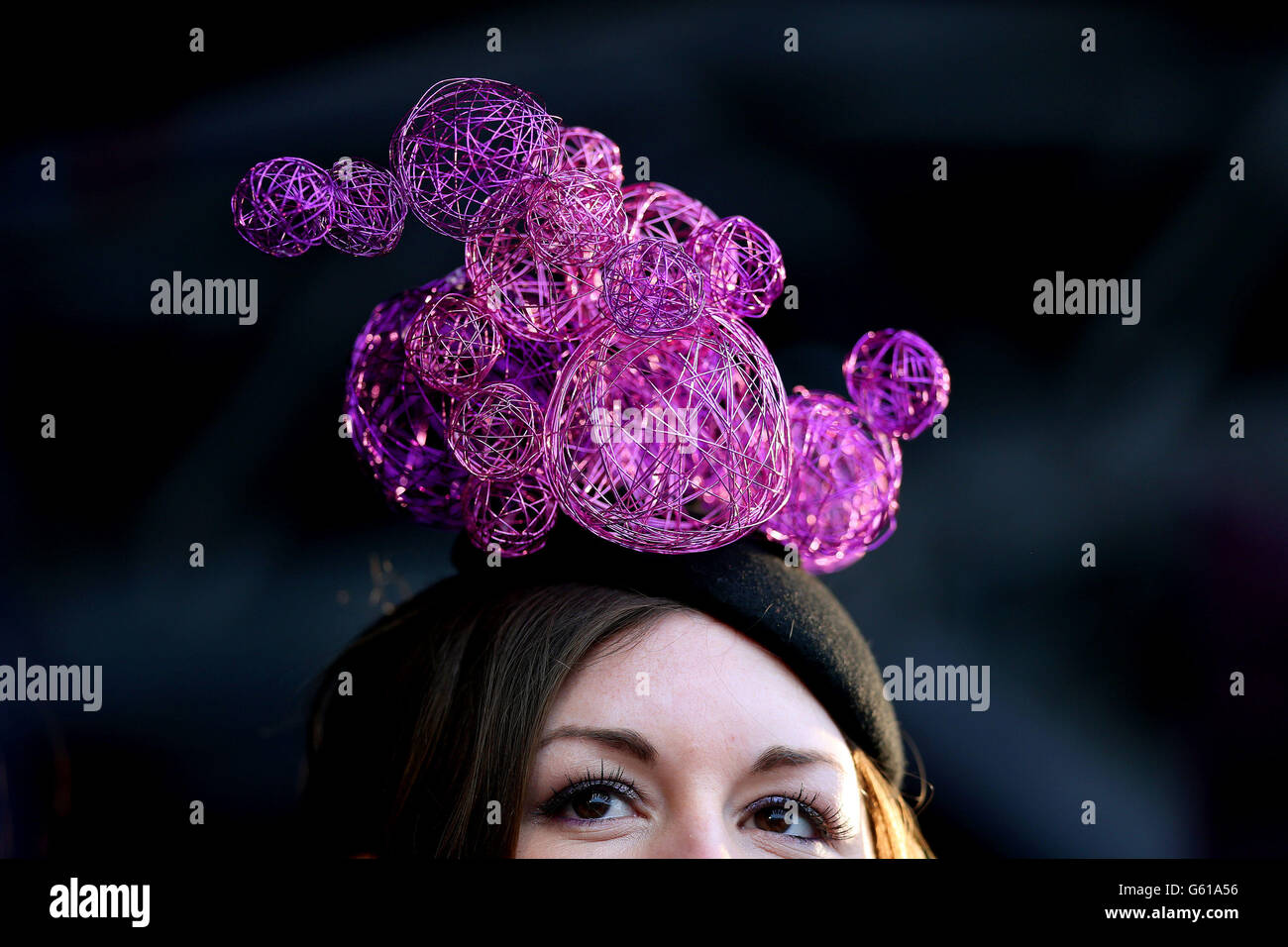 One of the best dressed contestants during ladies day during the Easter