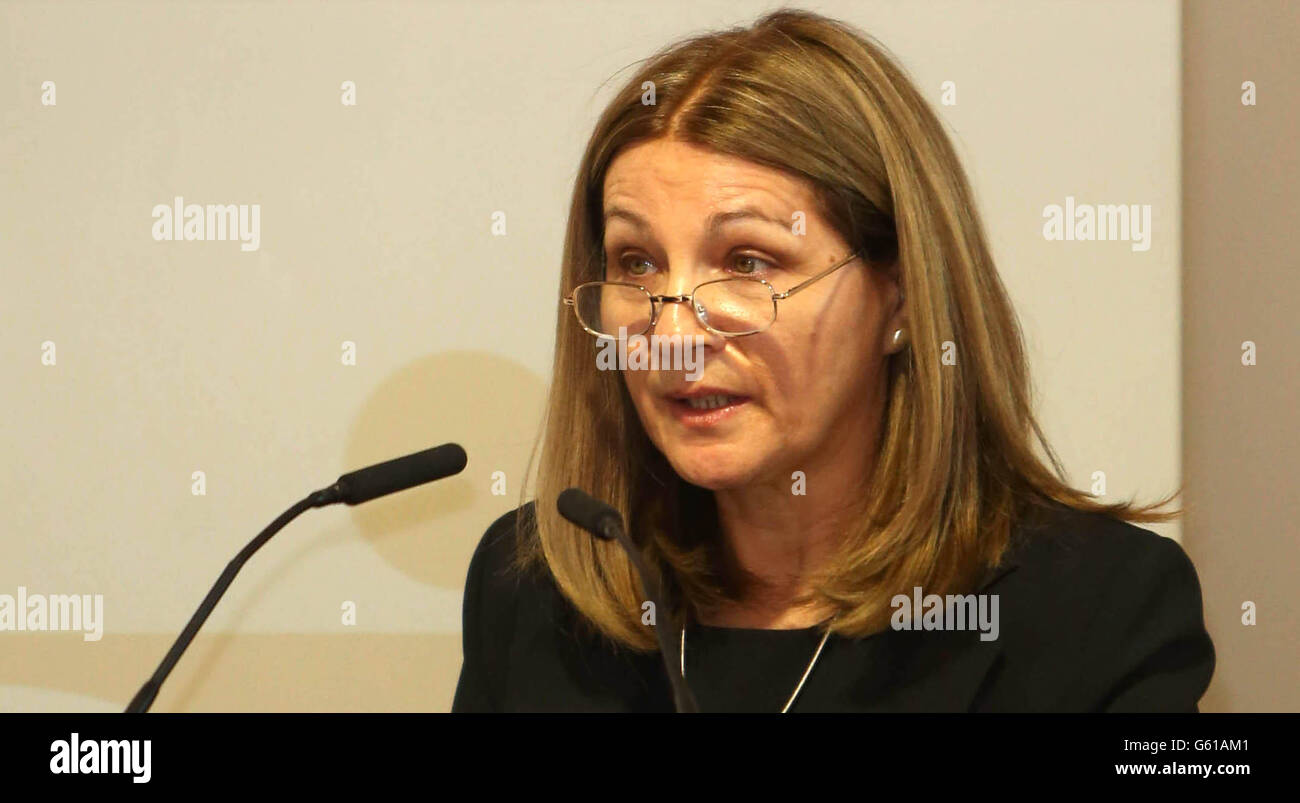 Judge Rosemary at the National Library in Dublin for the launch